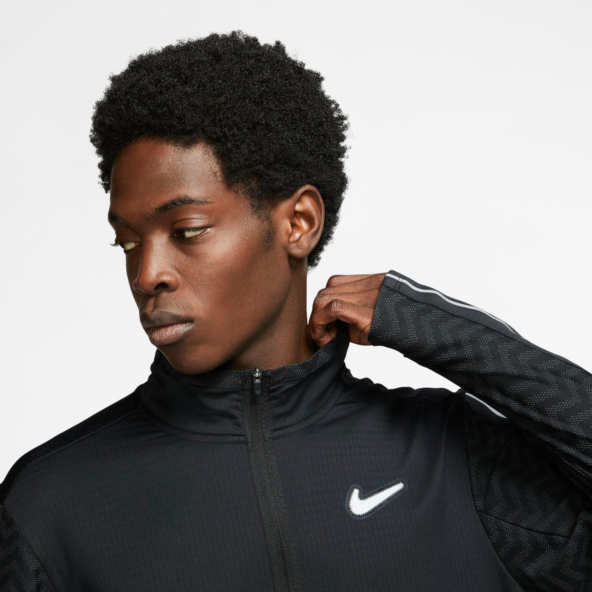 nike element wild run half zip