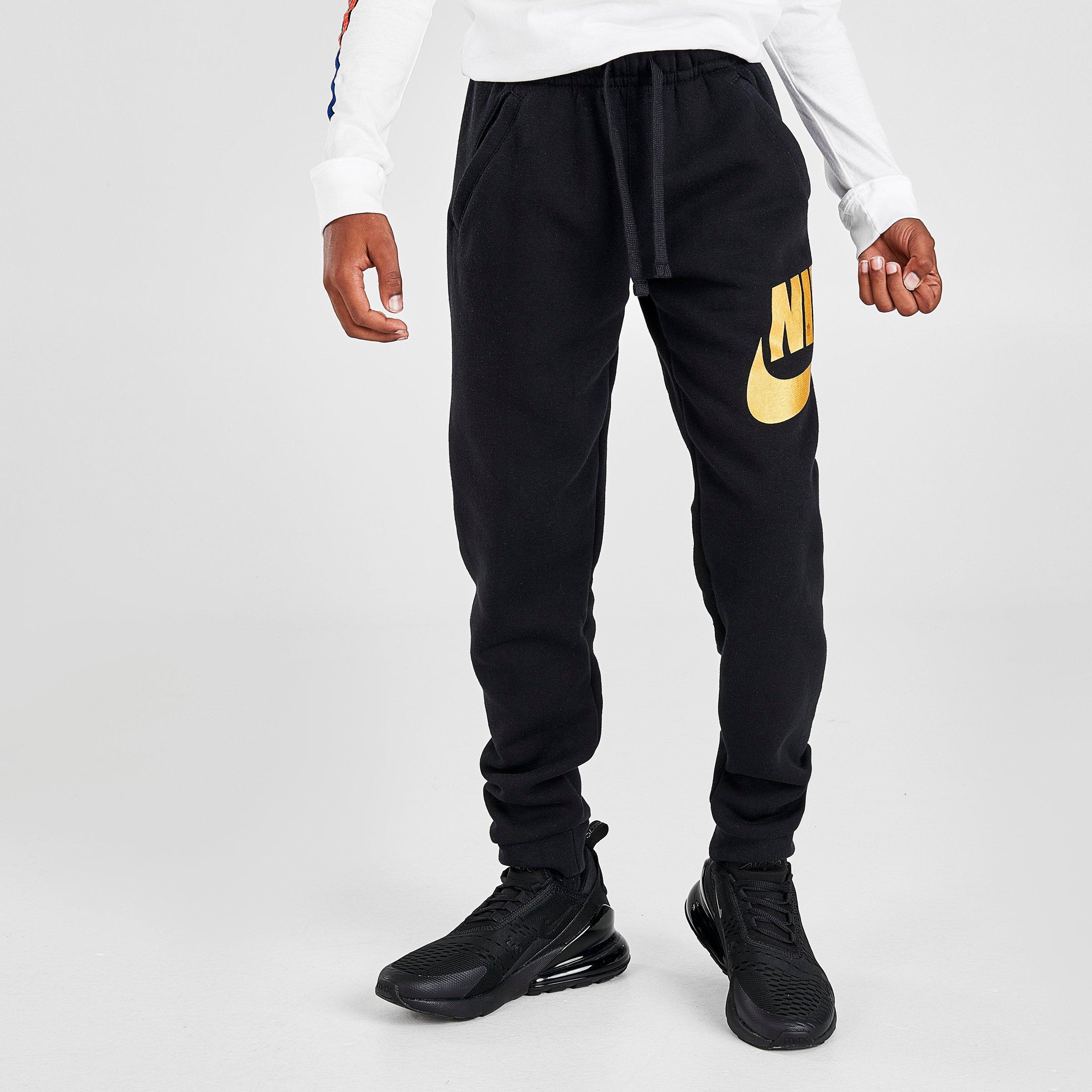 nike metallic club jogger