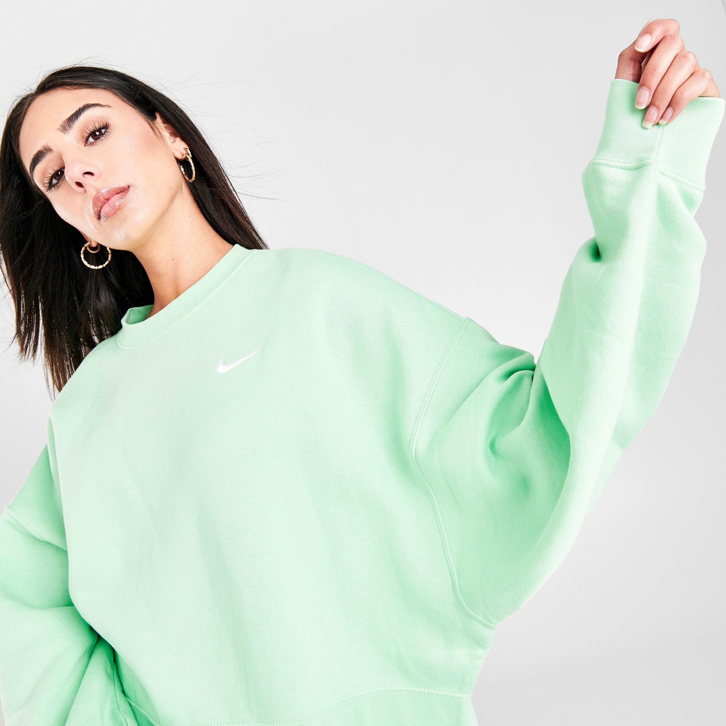 women's nike sportswear crop crew sweatshirt