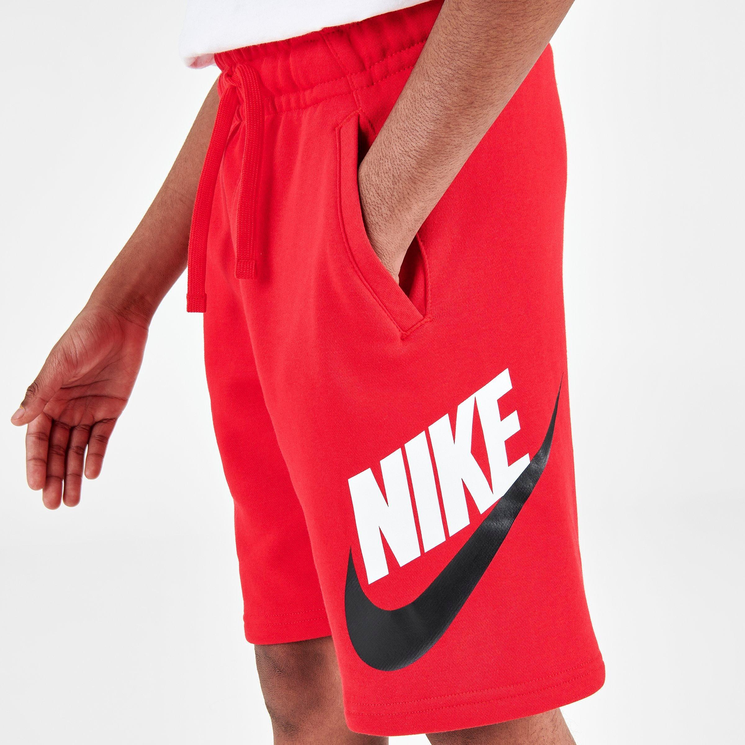 nike fleece shorts kids