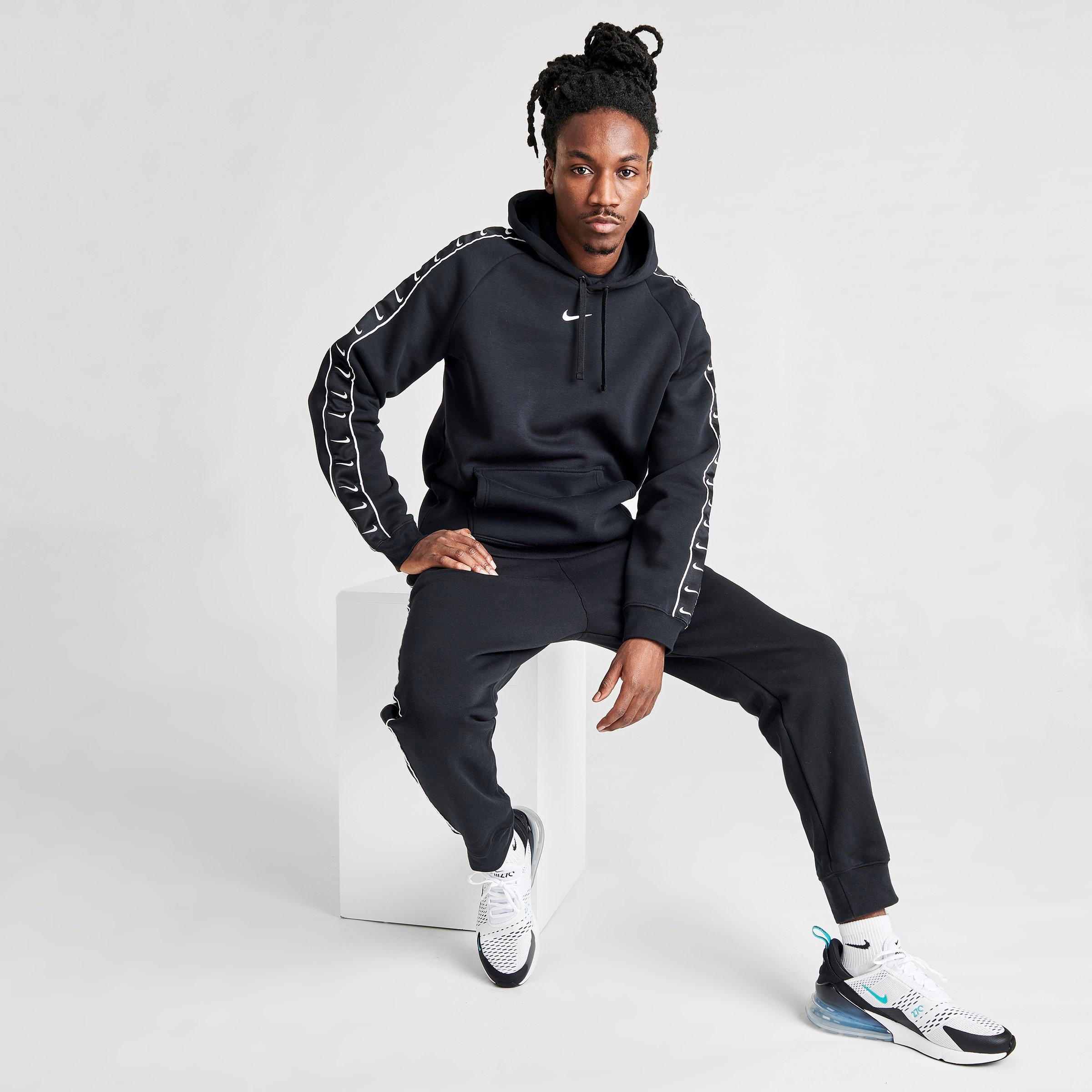 nike tape fleece hoodie