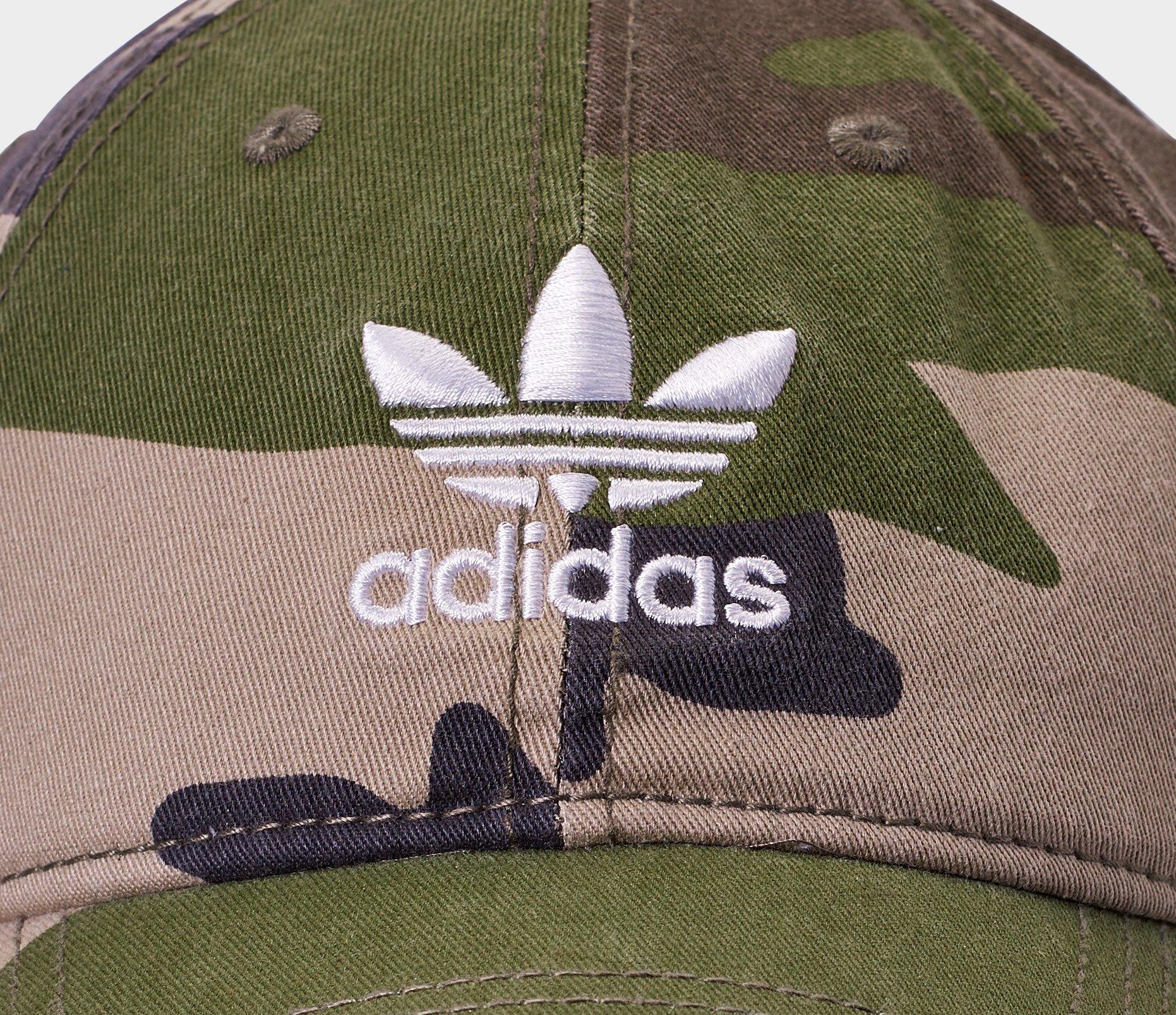 adidas originals precurved washed strapback hat