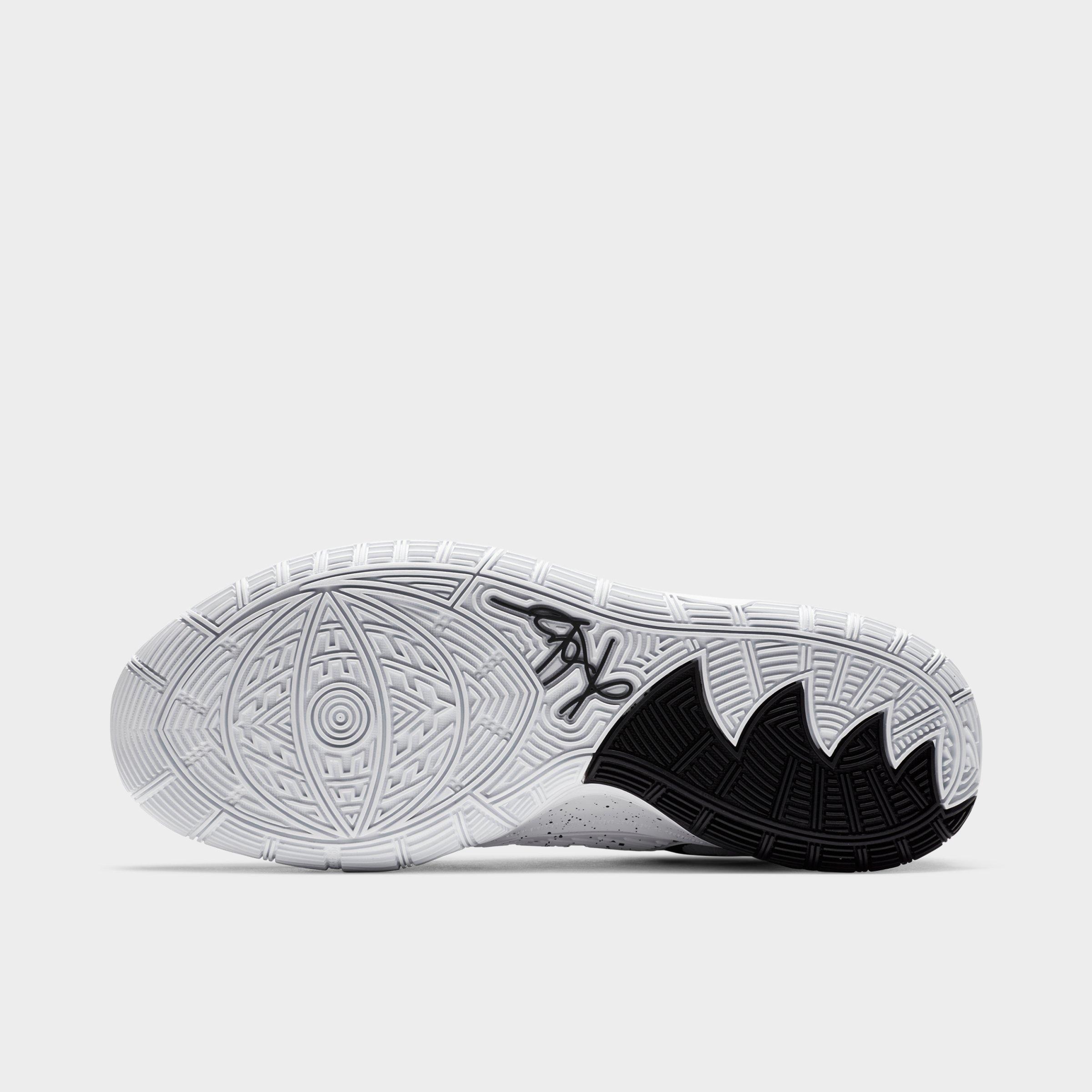 kyrie 6 team black and white