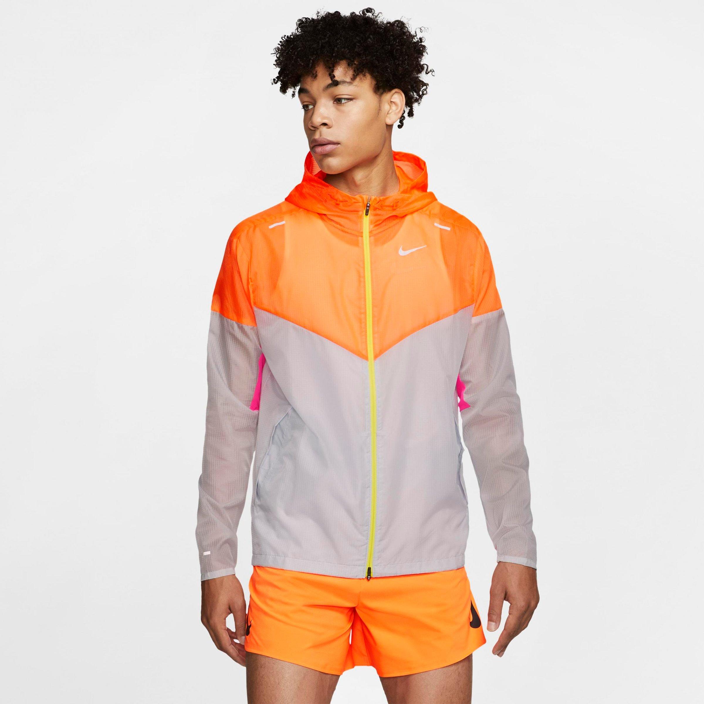 orange nike windrunner