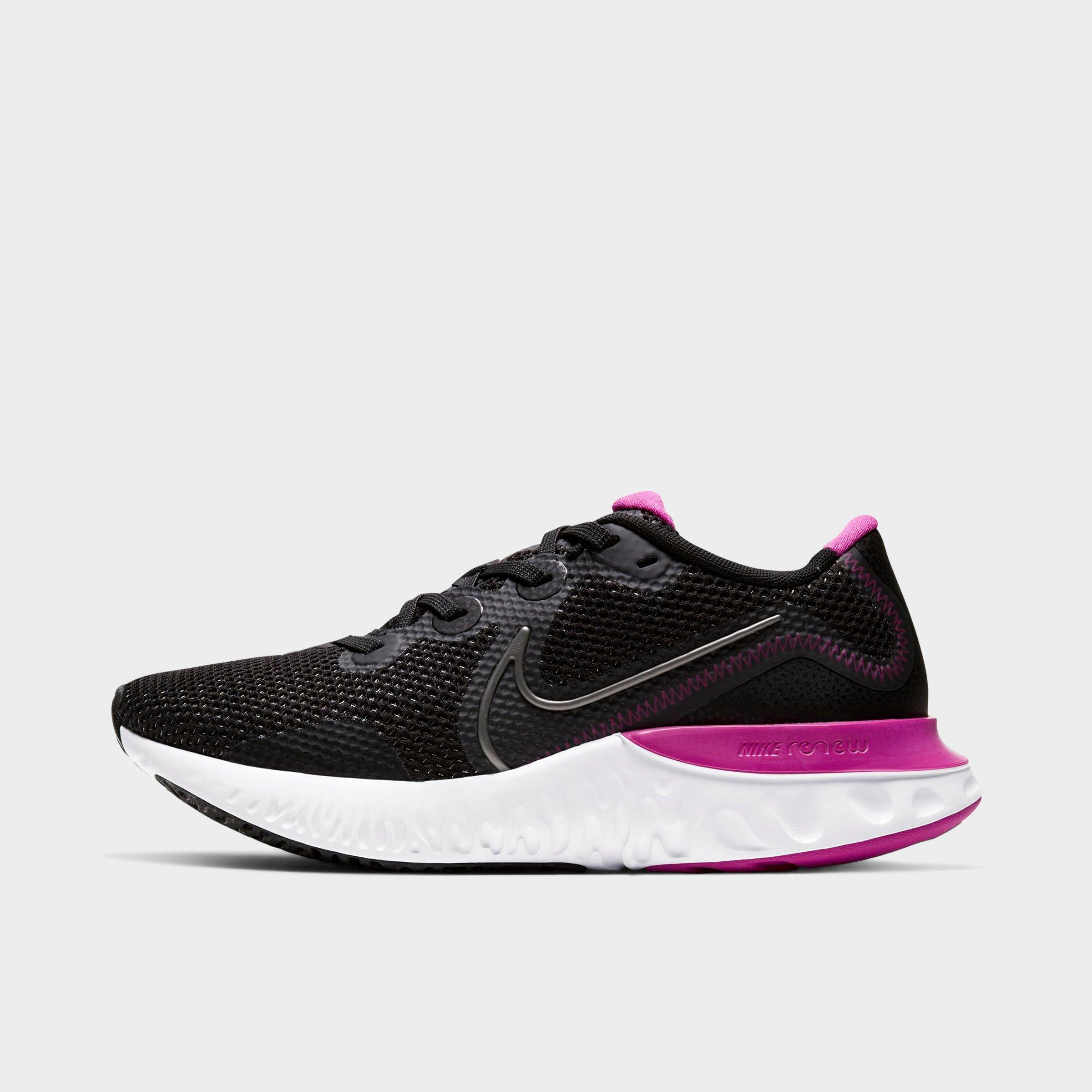 dark pink sports shoes
