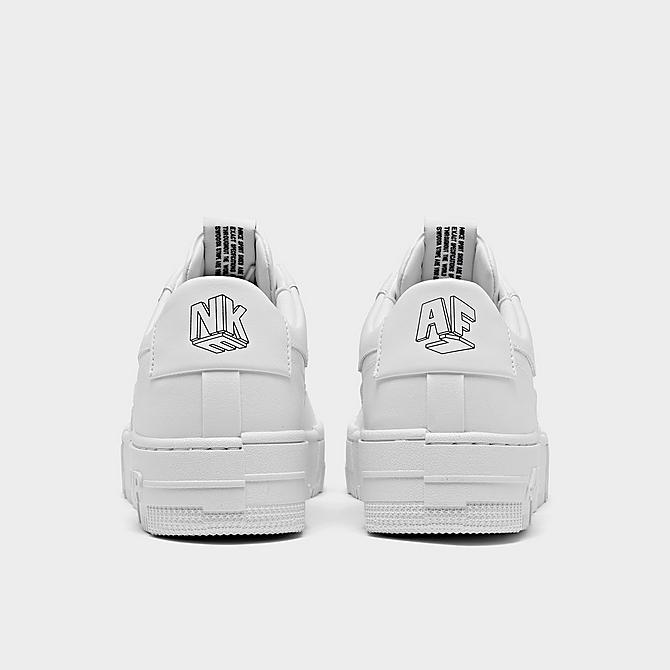 Left view of Women's Nike Air Force 1 Pixel Casual Shoes in White/Black/Sail Click to zoom