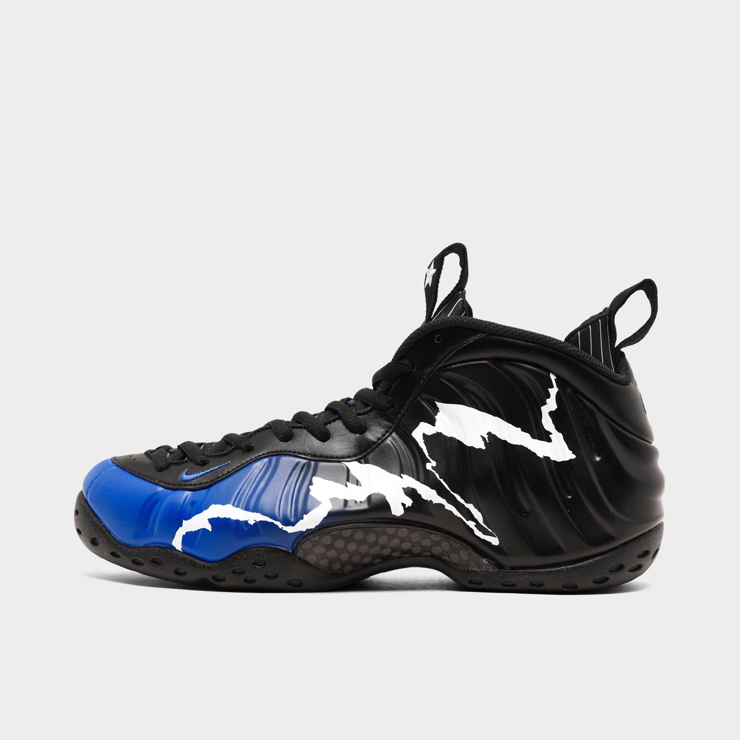 black and white foamposite