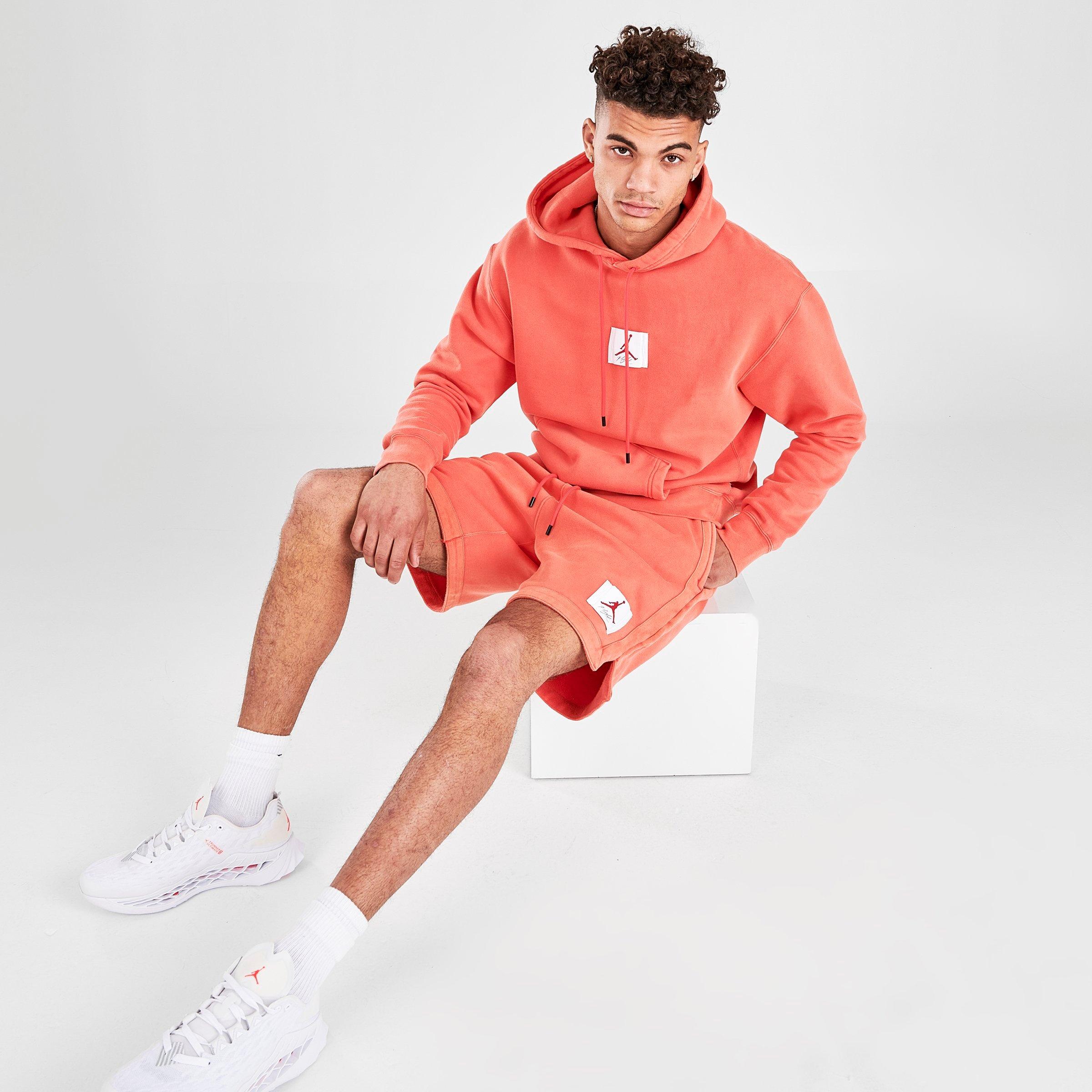 mens jordan fleece shorts