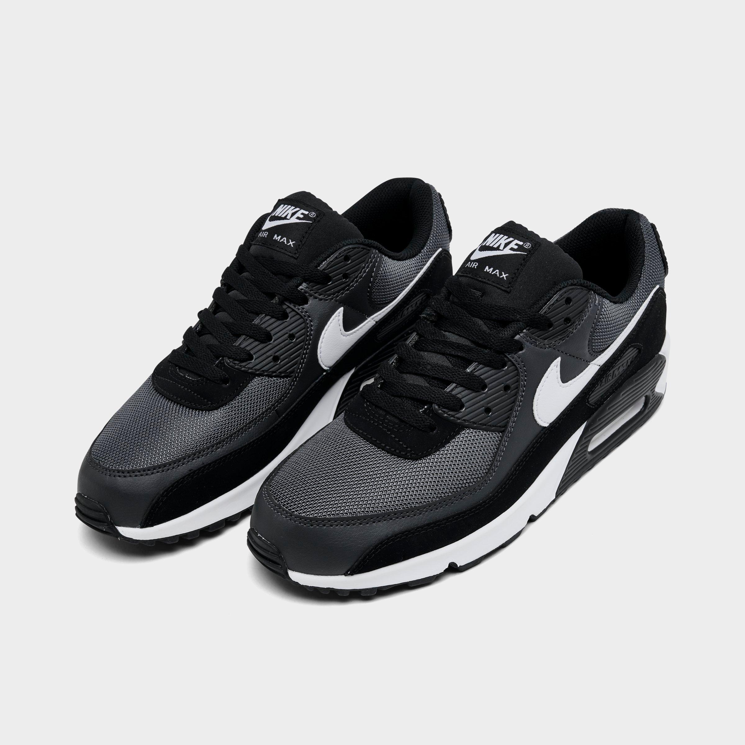 mens nike air max 90 black and grey