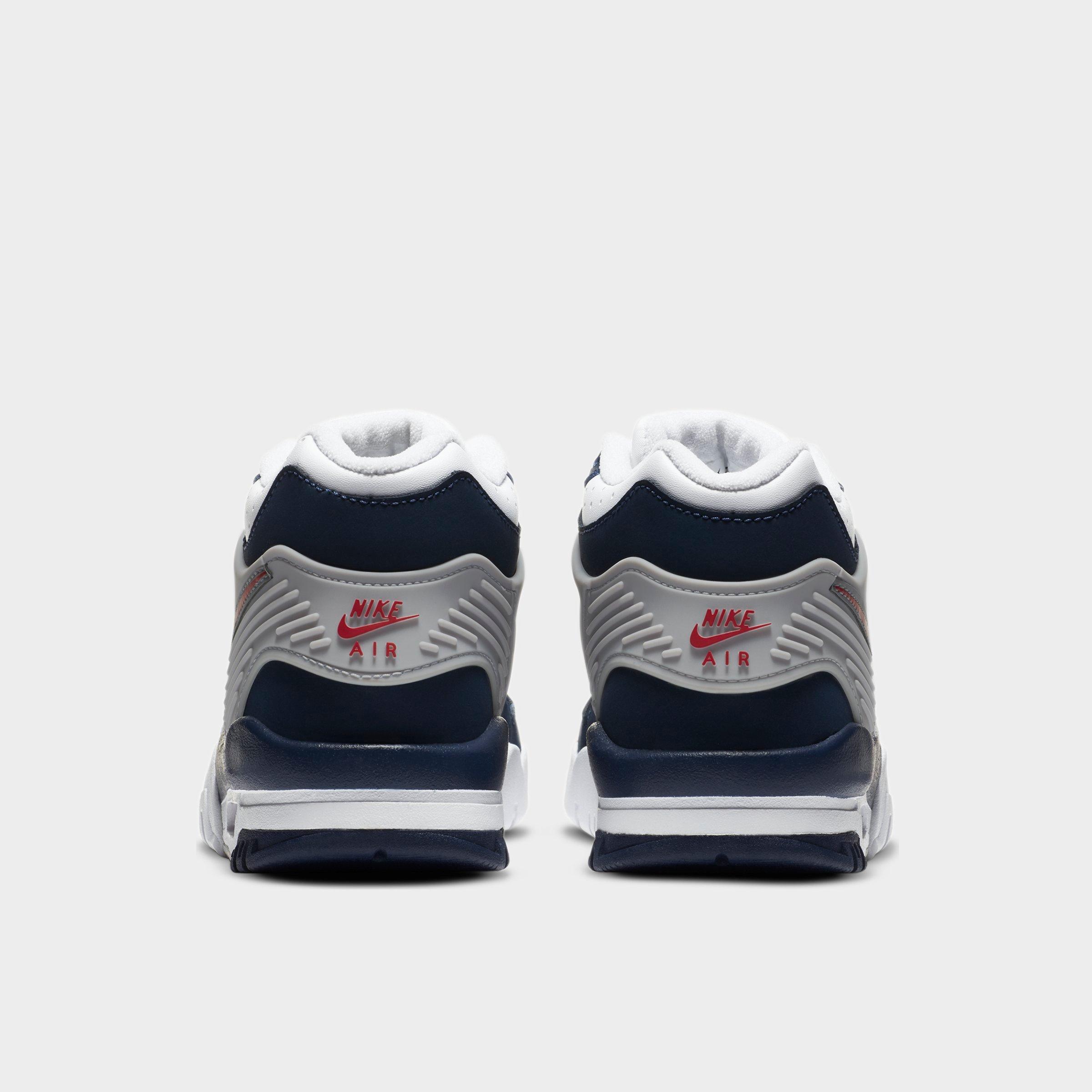 navy nike trainers kids