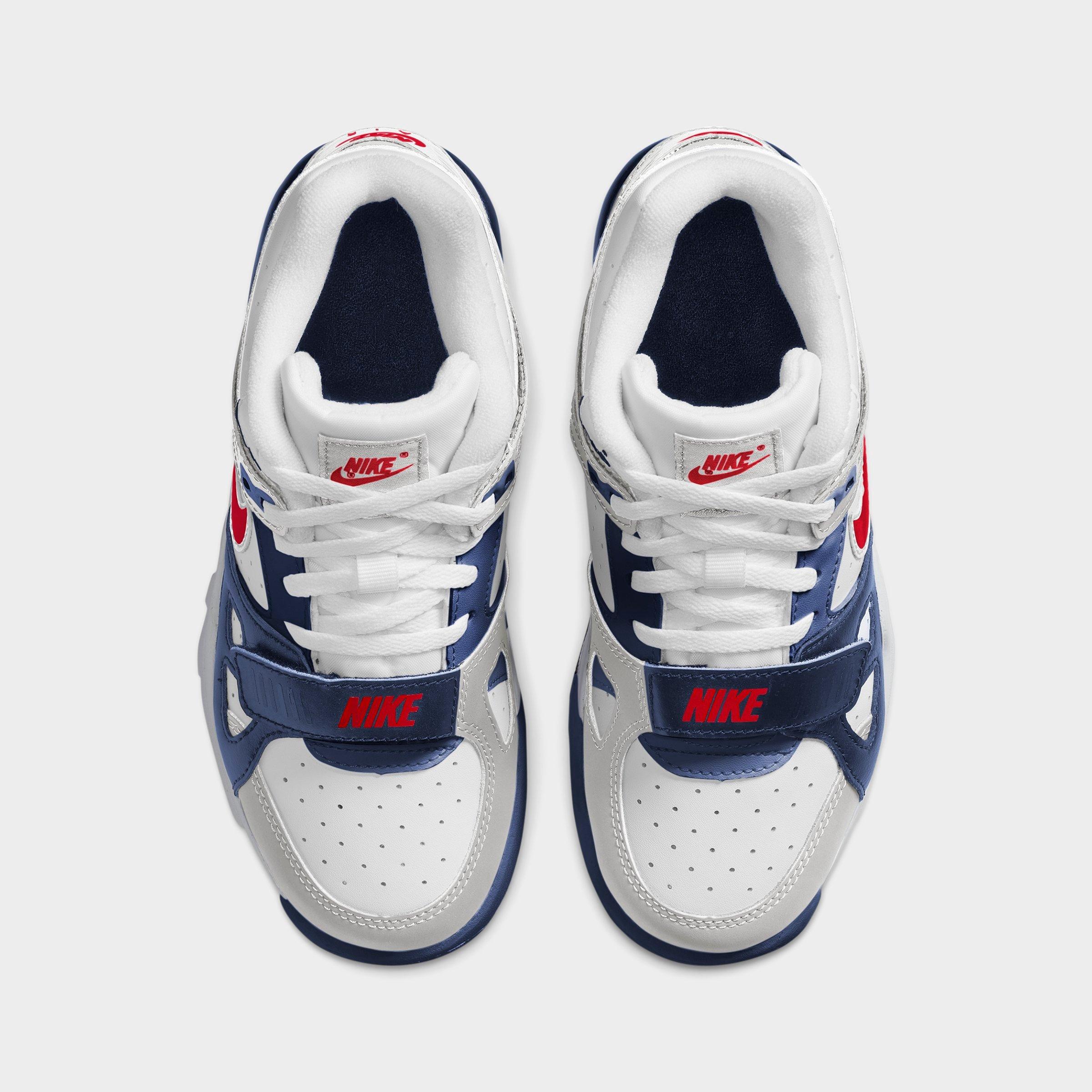navy nike trainers boys