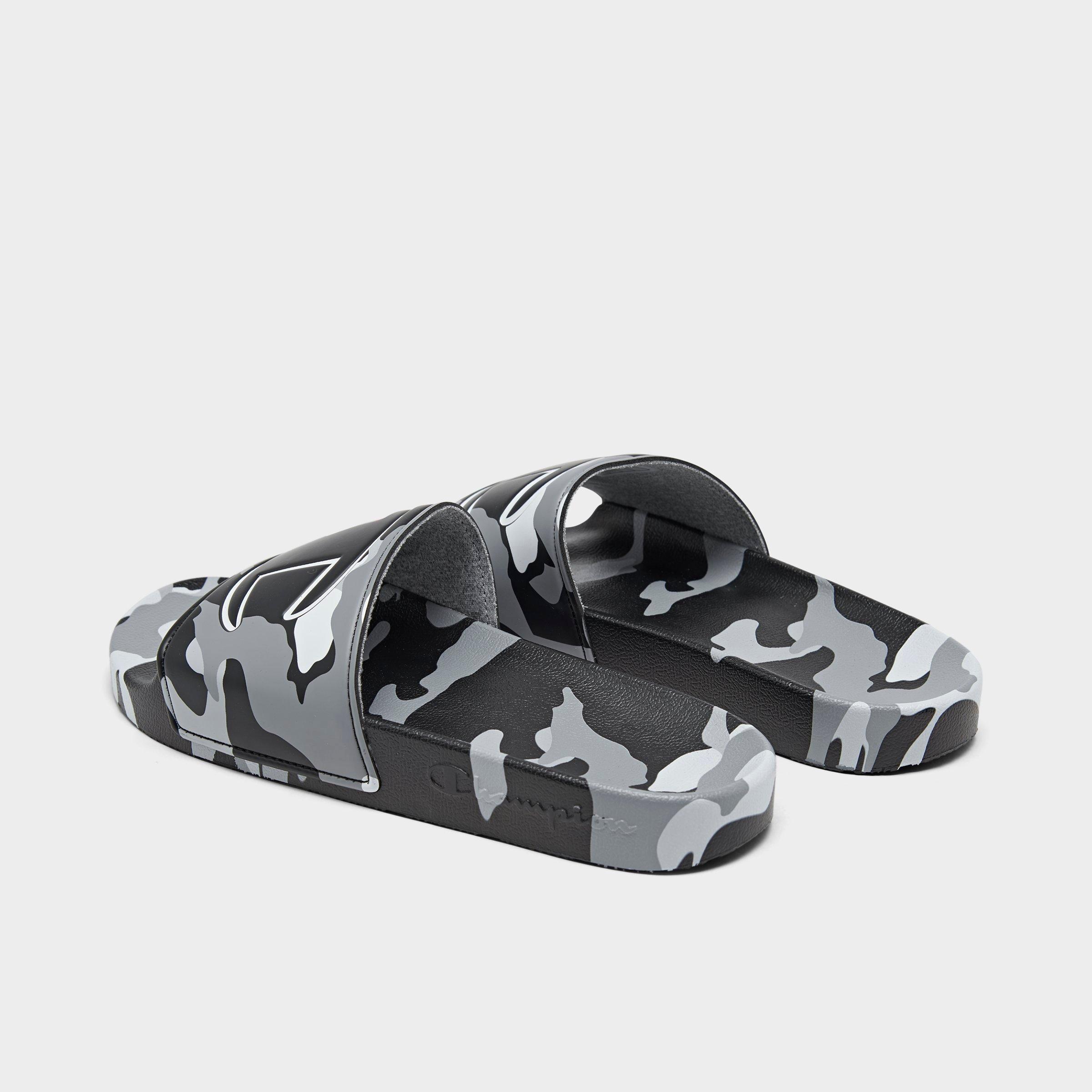 black camo champion slides