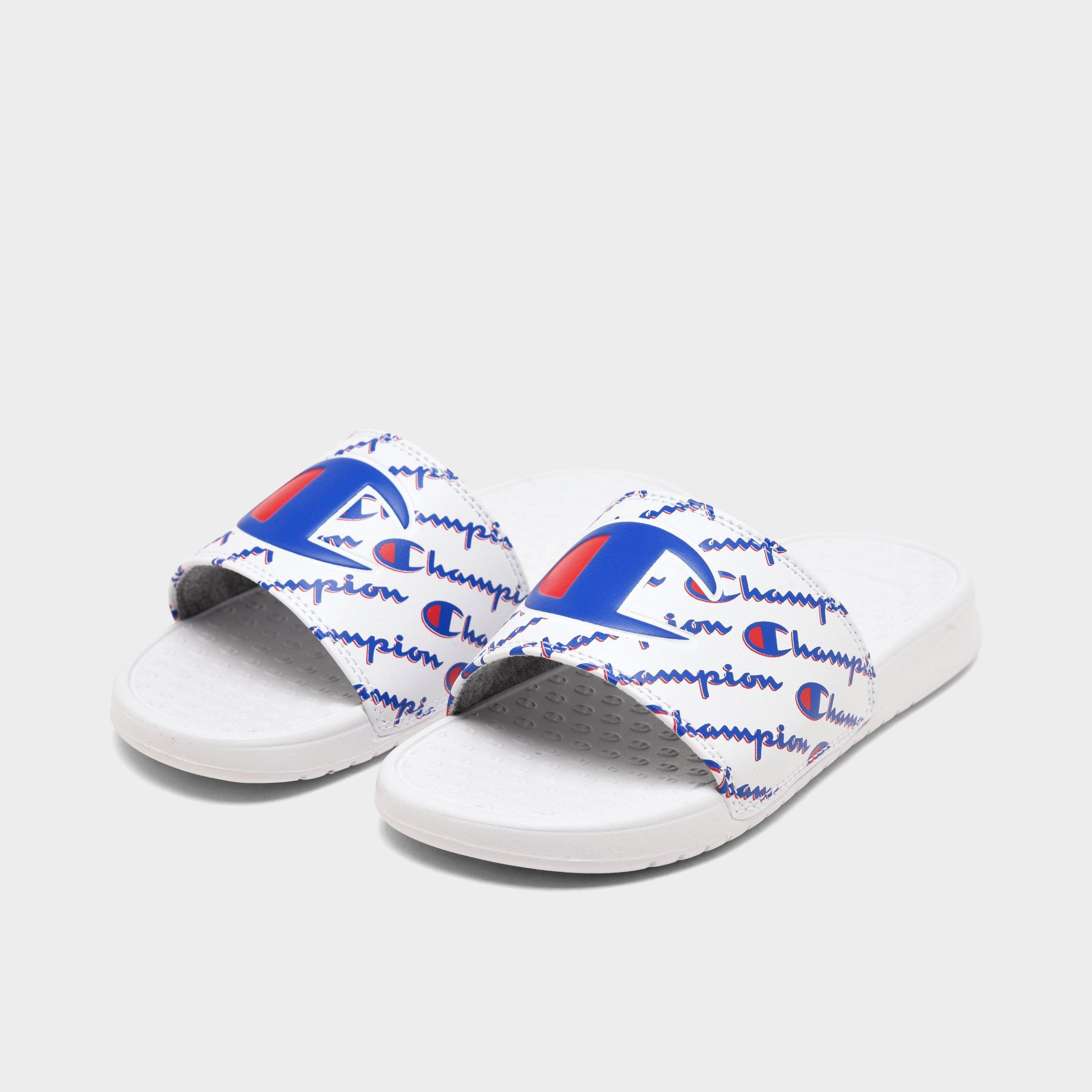 blue champion sandals