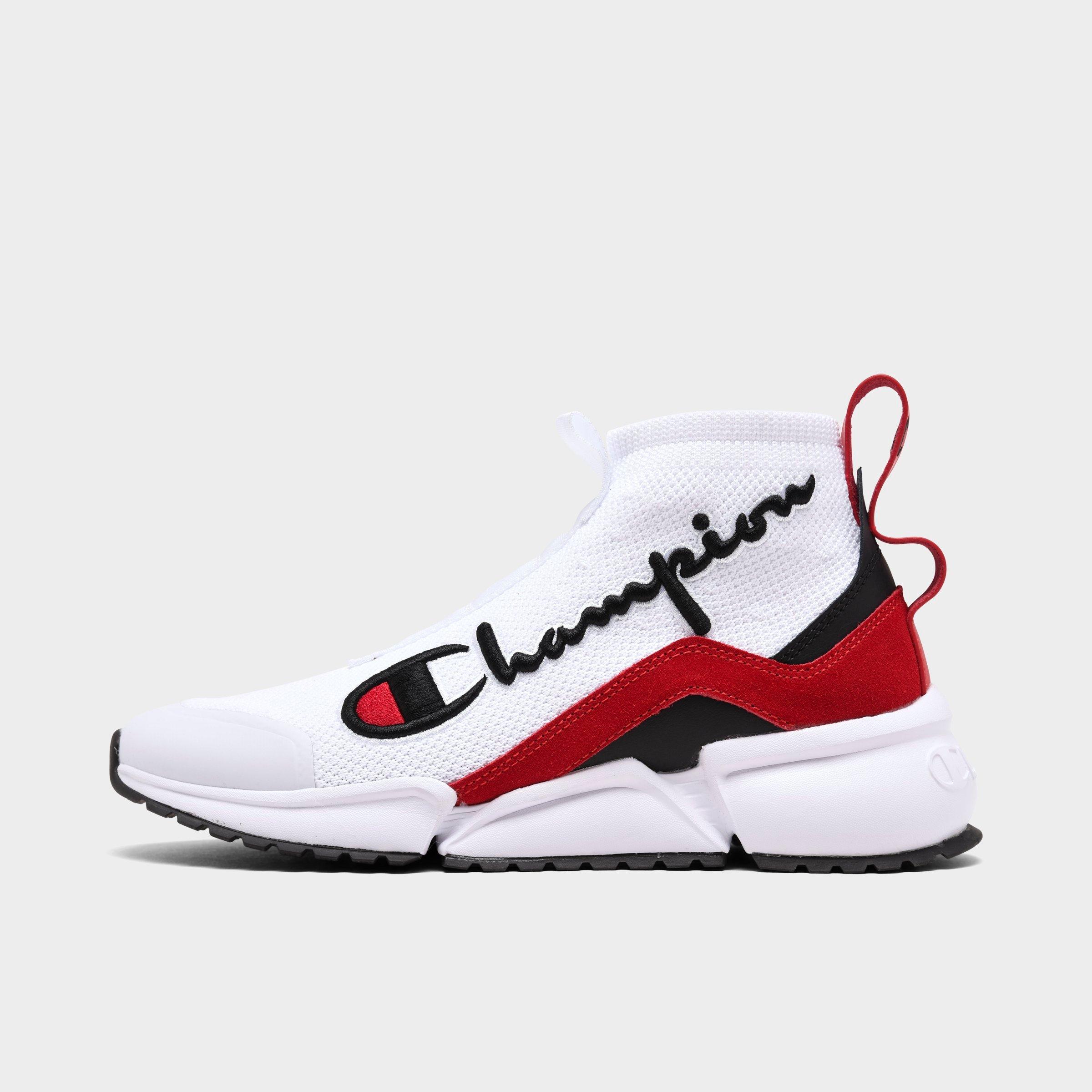 champion shoes all red