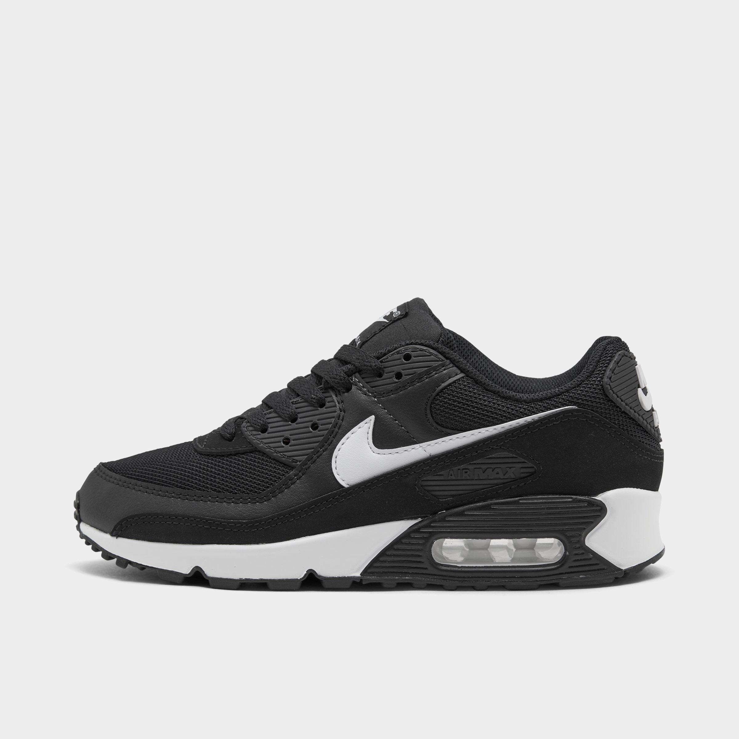 nike air max 90 womens black and white