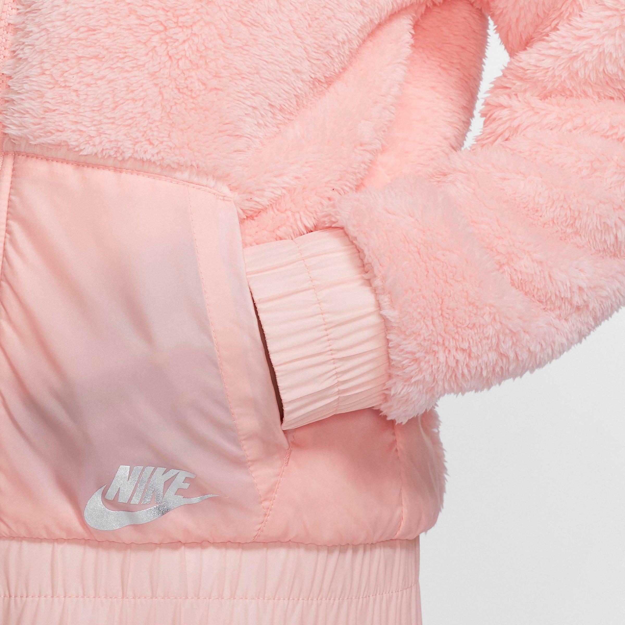nike bleached coral jacket