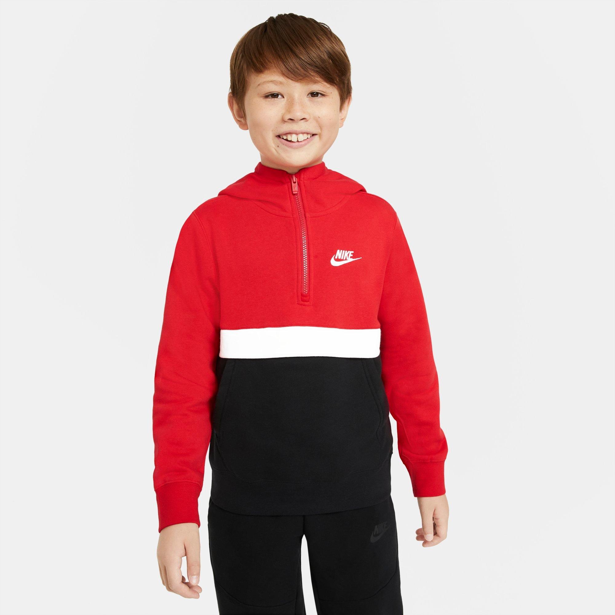 boys nike half zip