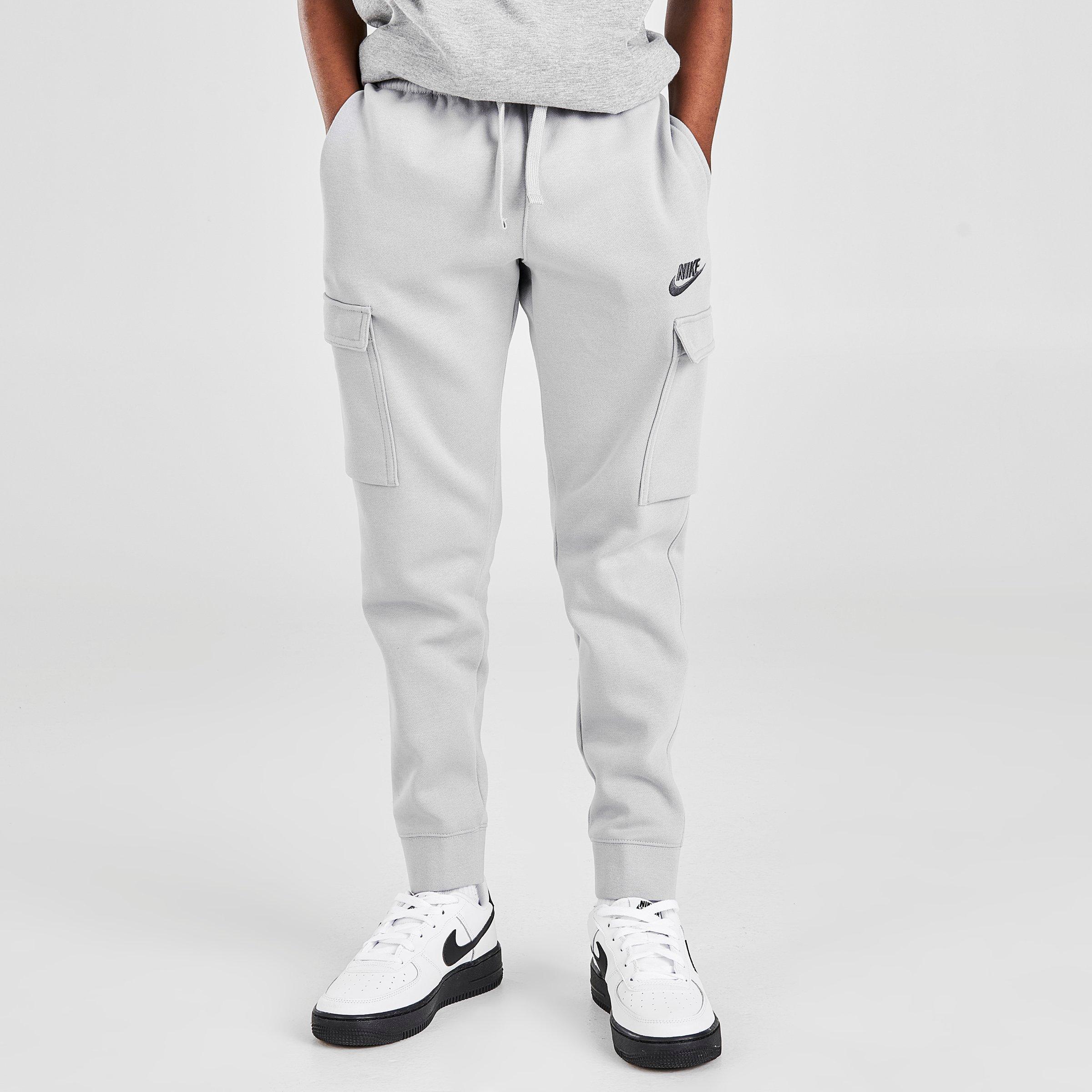 nike grey cargo sweatpants