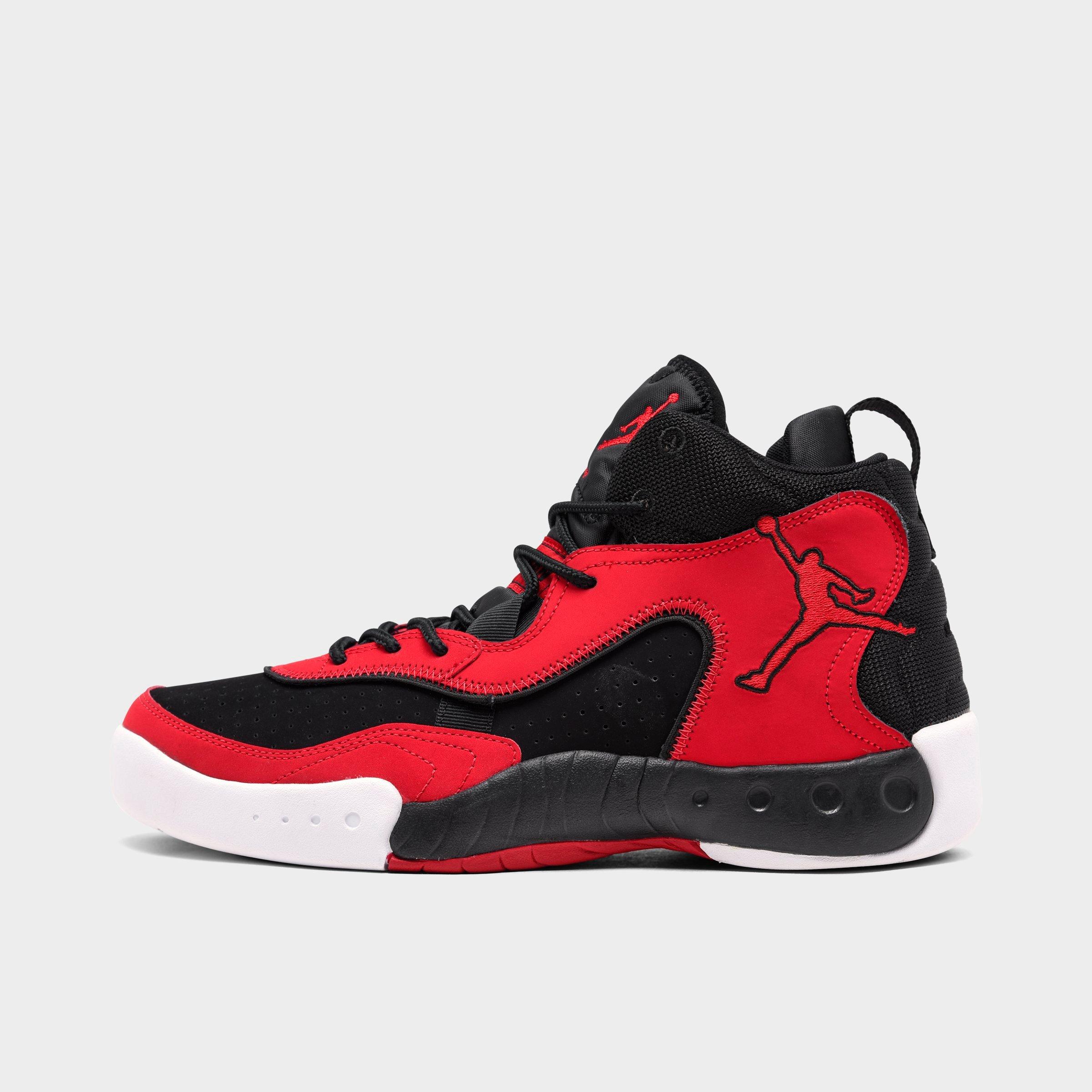 red jordan basketball shoes