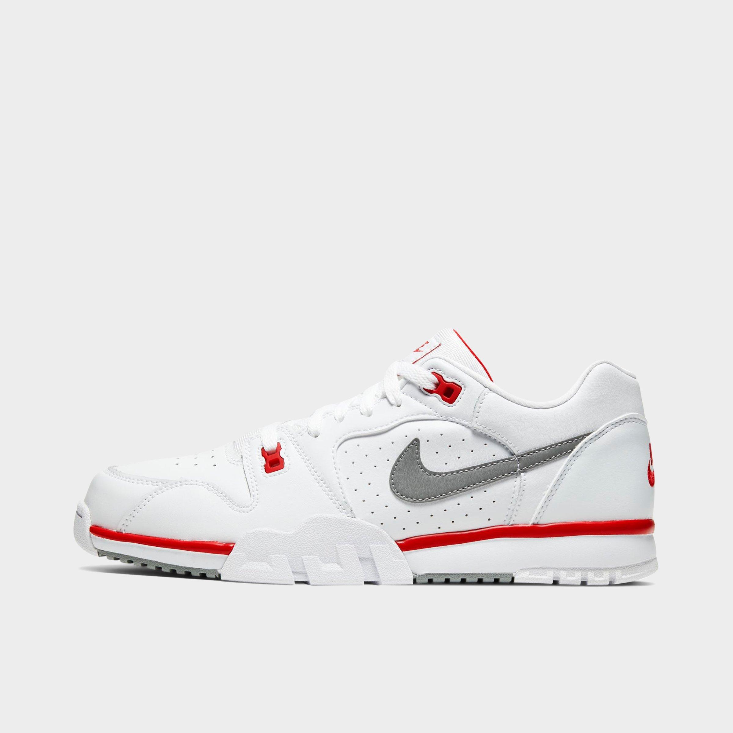 nike cortez white orange