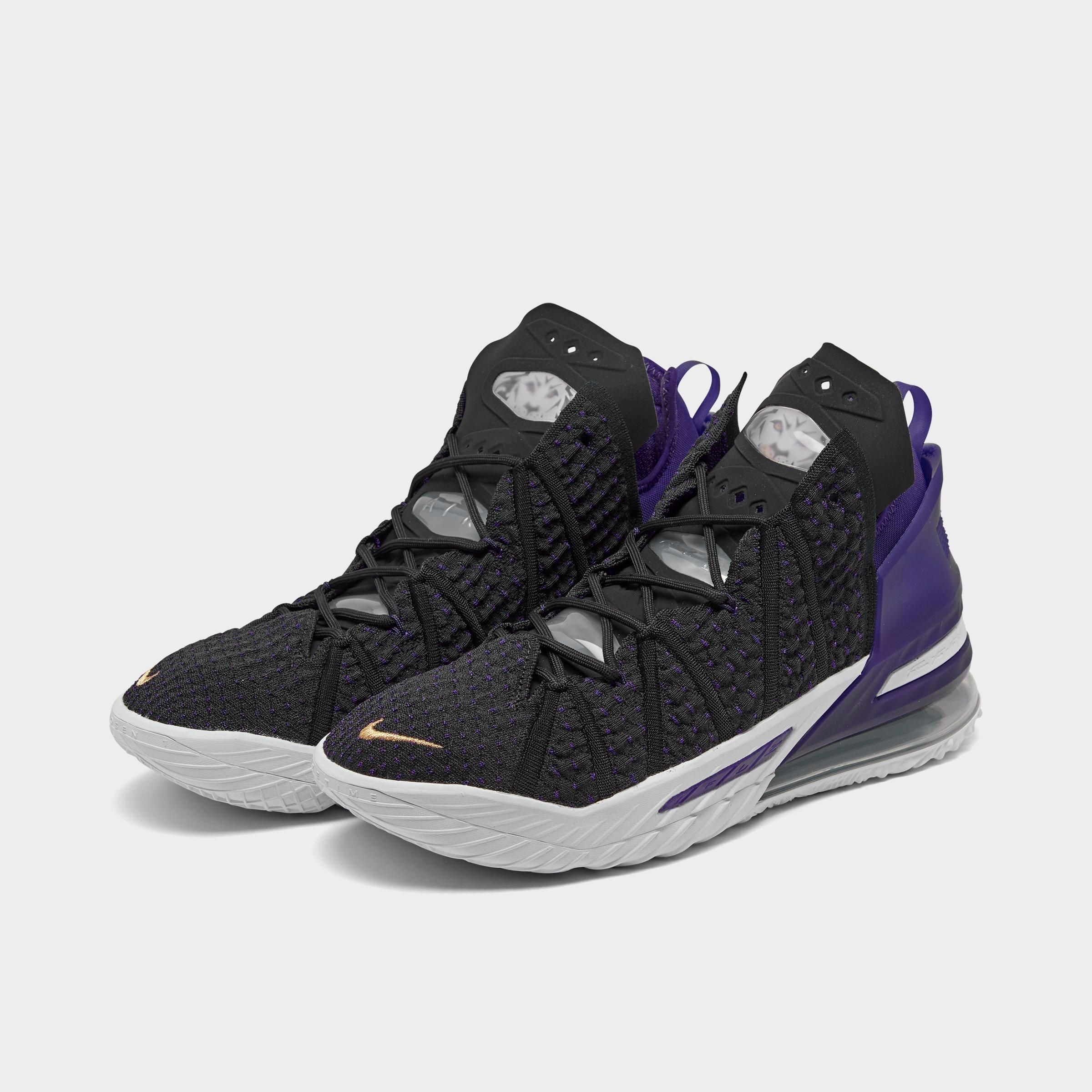 purple lebron 18
