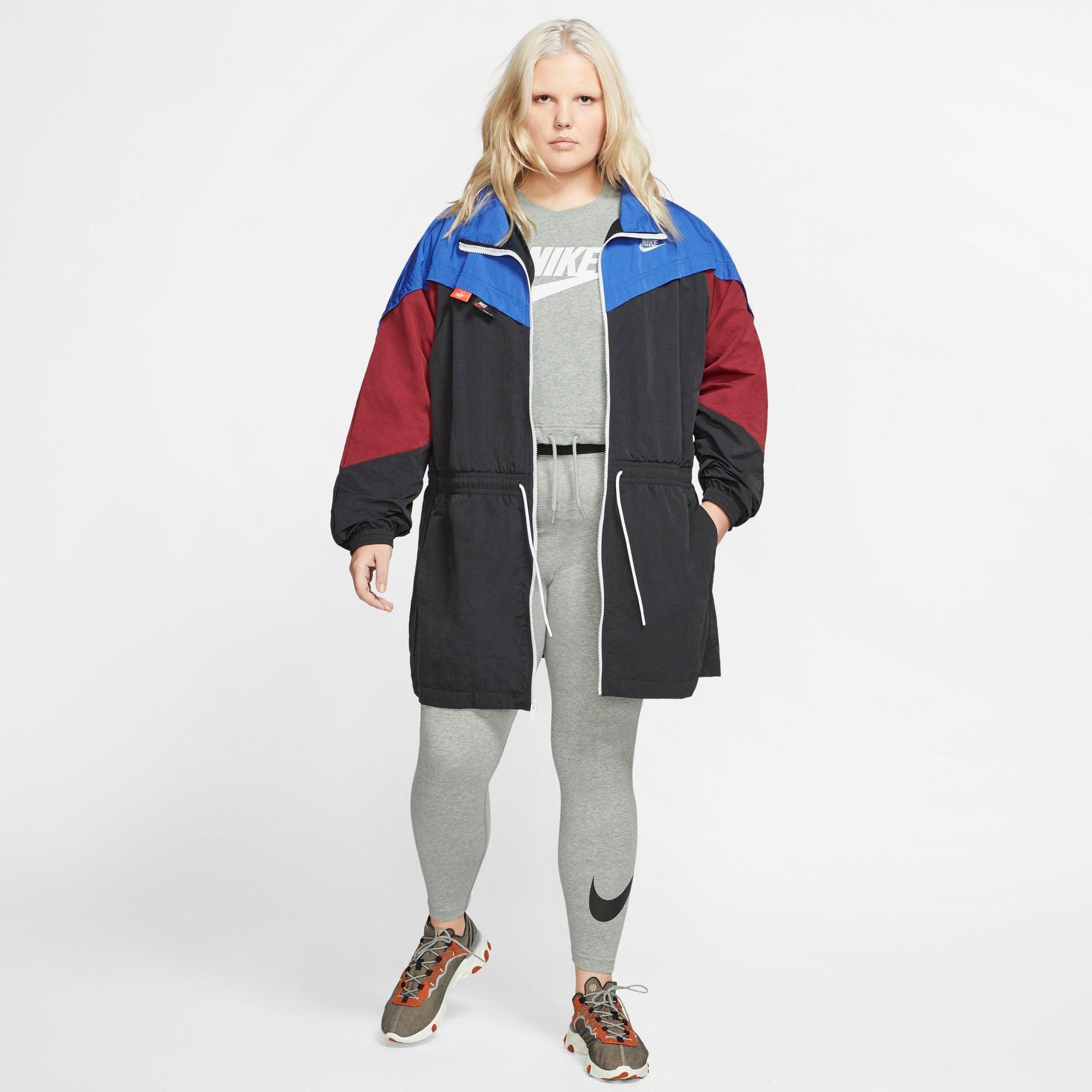 women's nike sportswear woven long track jacket
