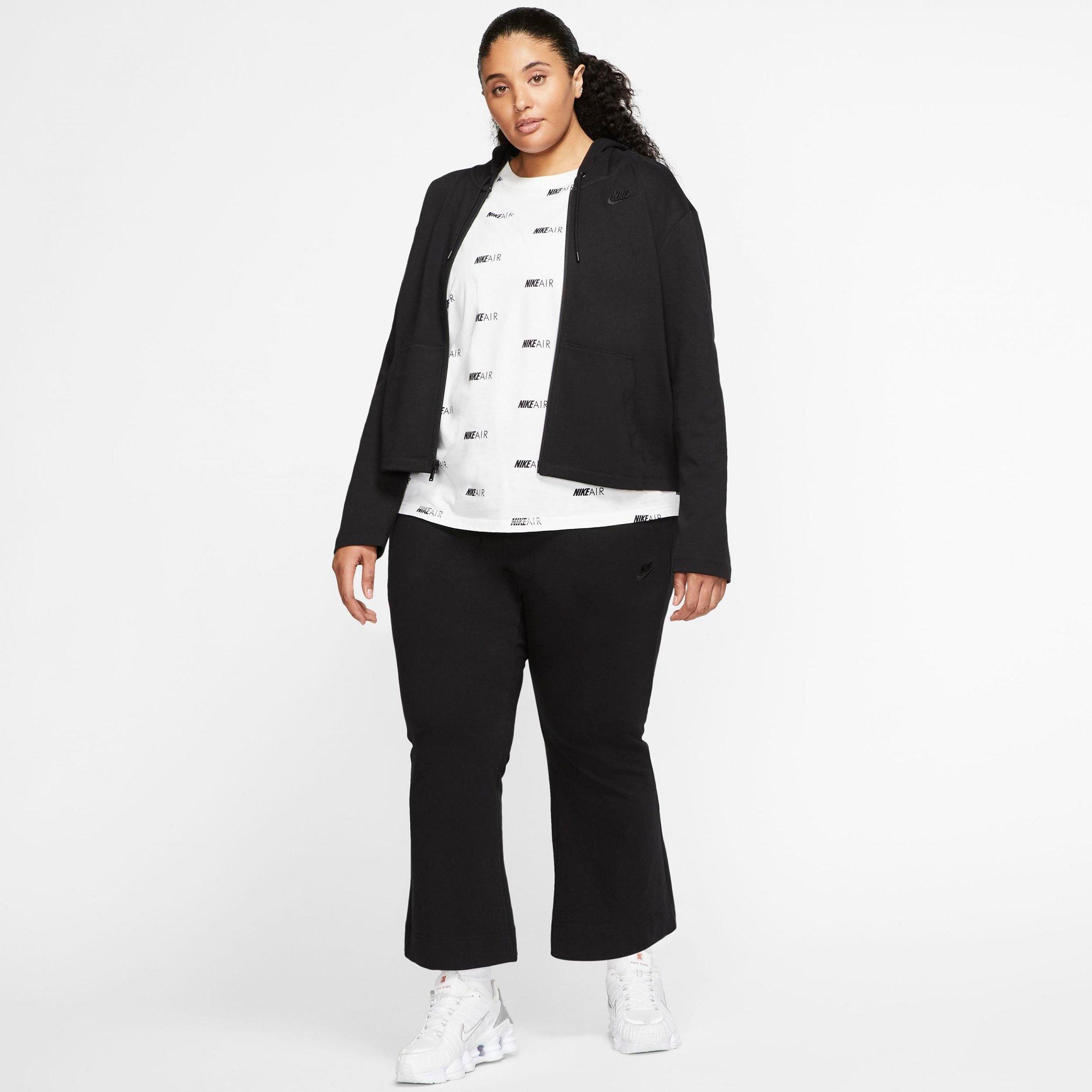 nike women's sportswear jersey hoodie