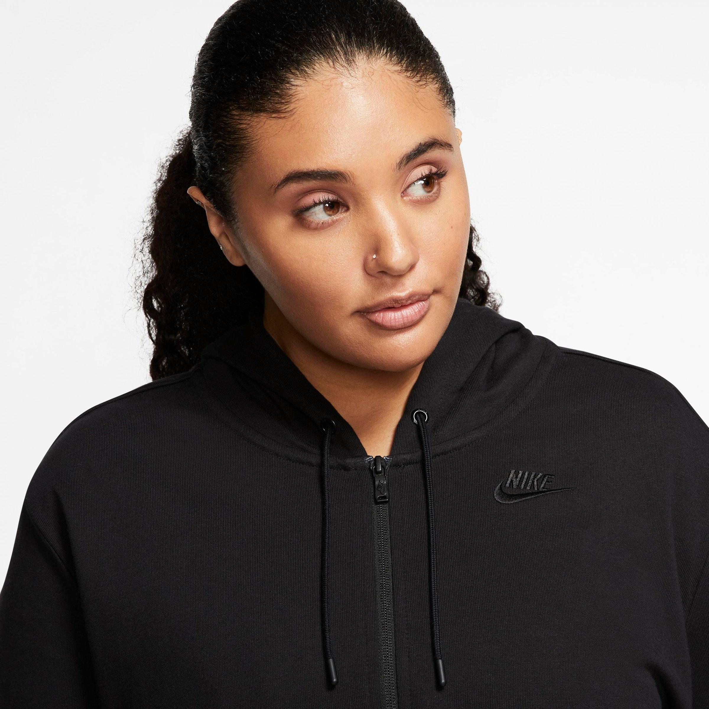nike women's sportswear jersey hoodie