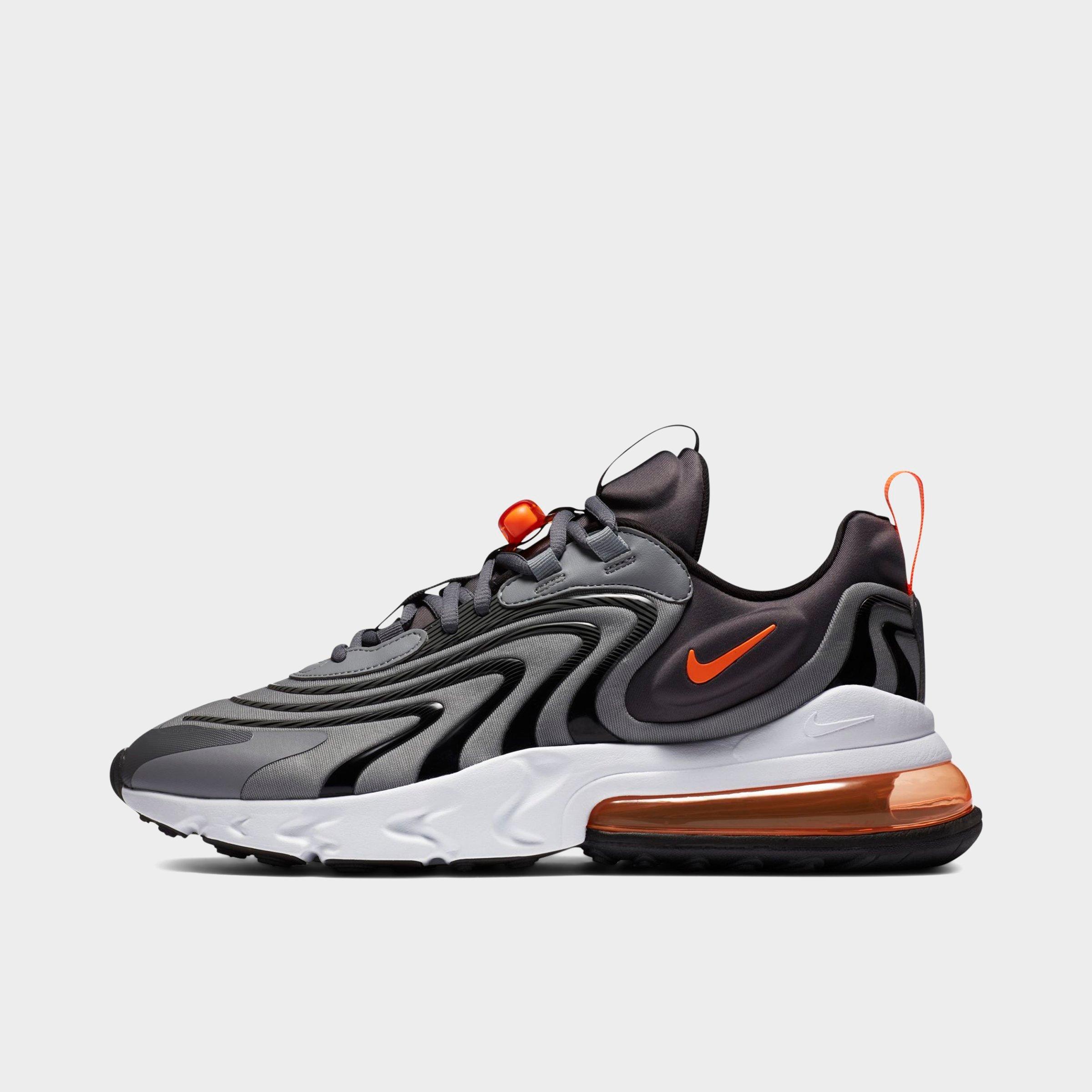 men's nike air max 270 react casual shoes wolf grey