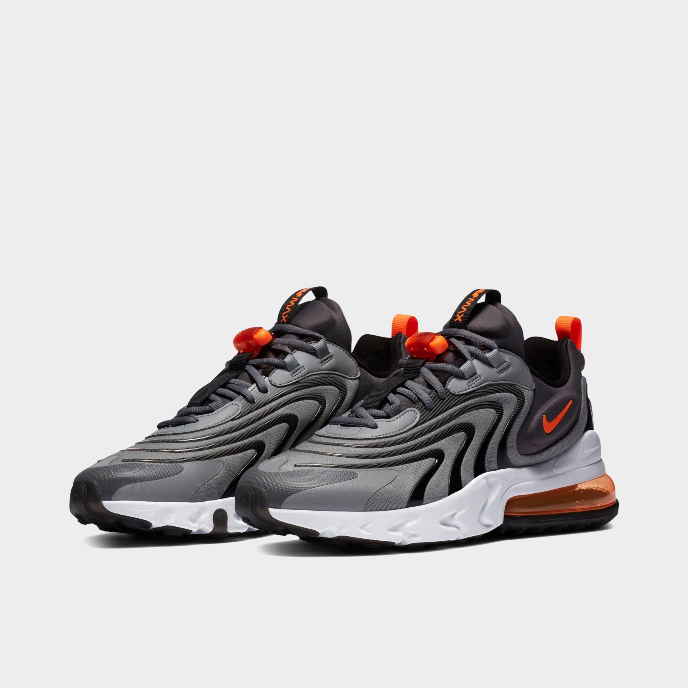 nike air max 270 react grey and orange