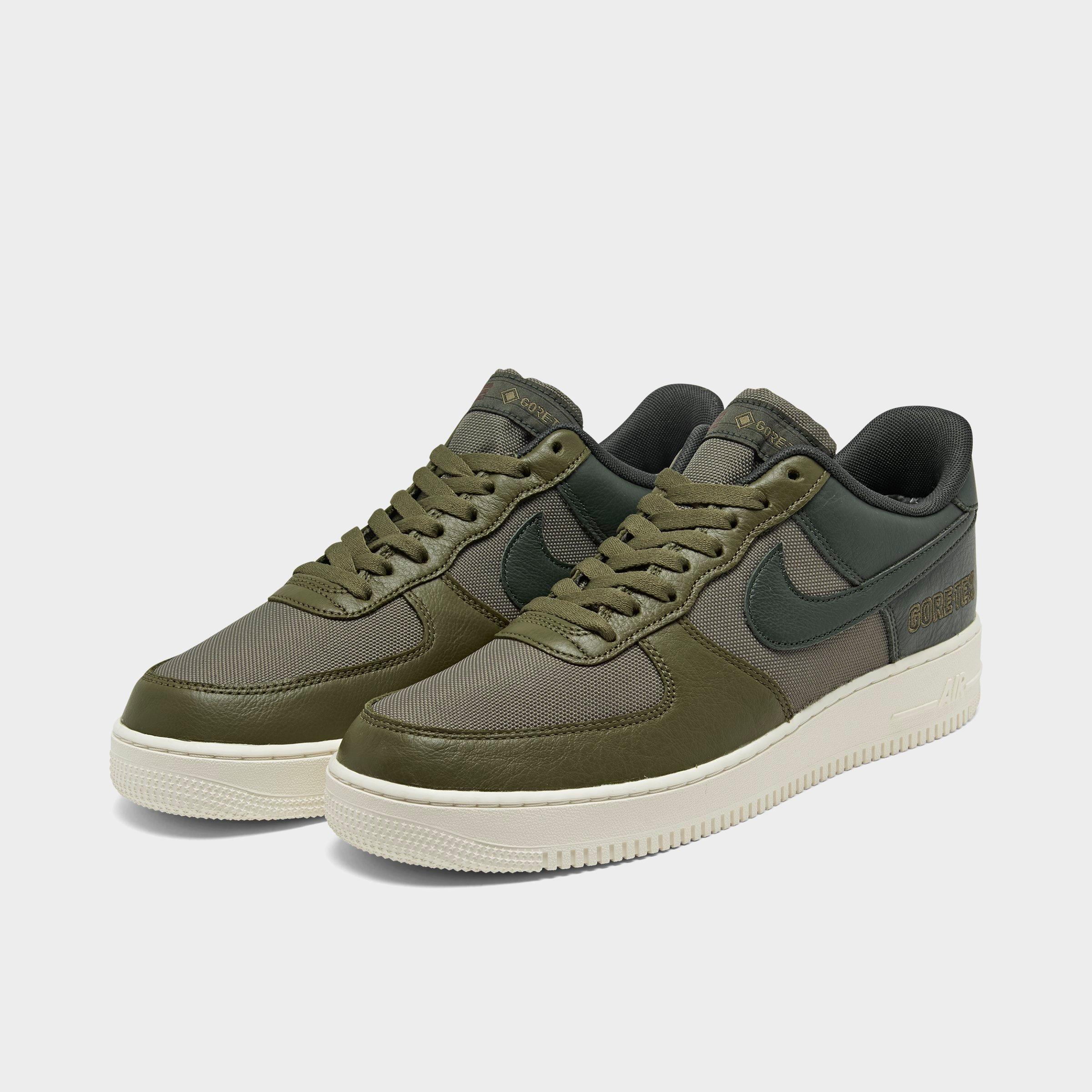 mens olive green air force ones