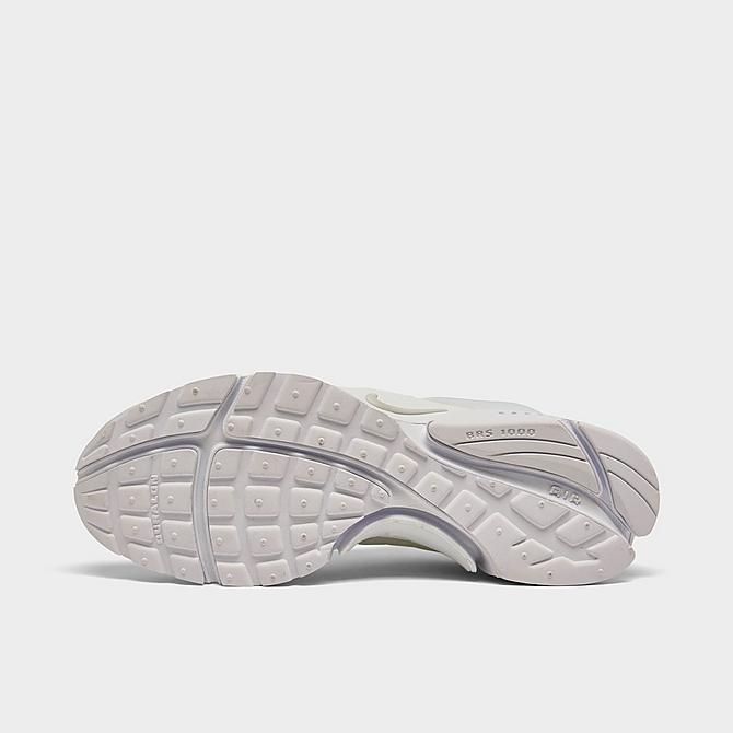 Bottom view of Nike Air Presto Casual Shoes in White/Pure Platinum Click to zoom
