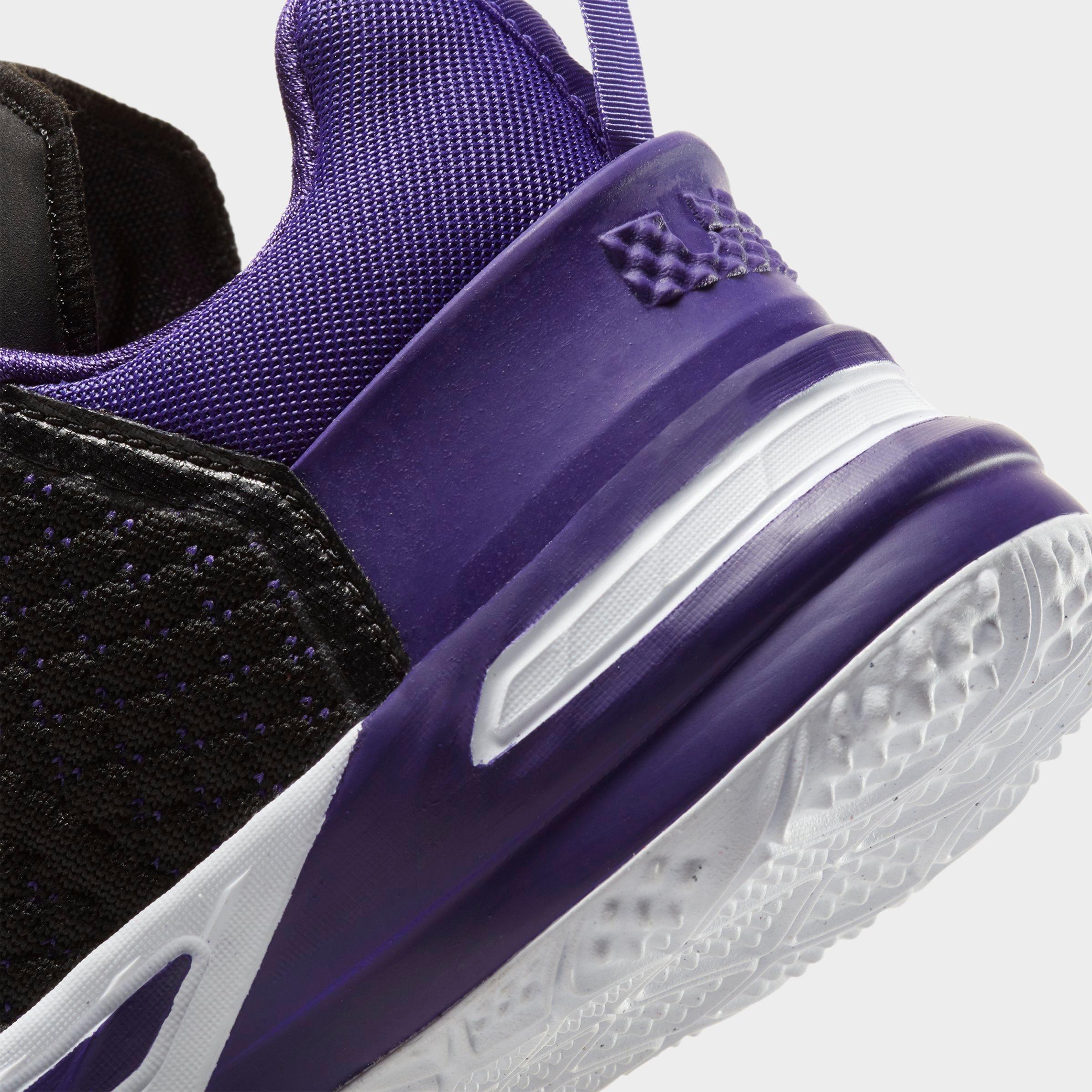 purple kids basketball shoes
