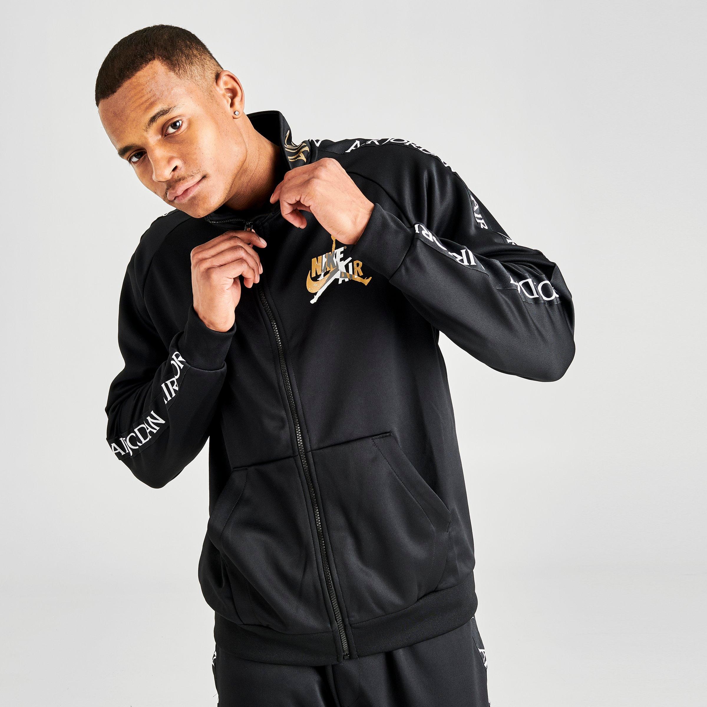 men's jordan sportswear jumpman taped tricot jacket
