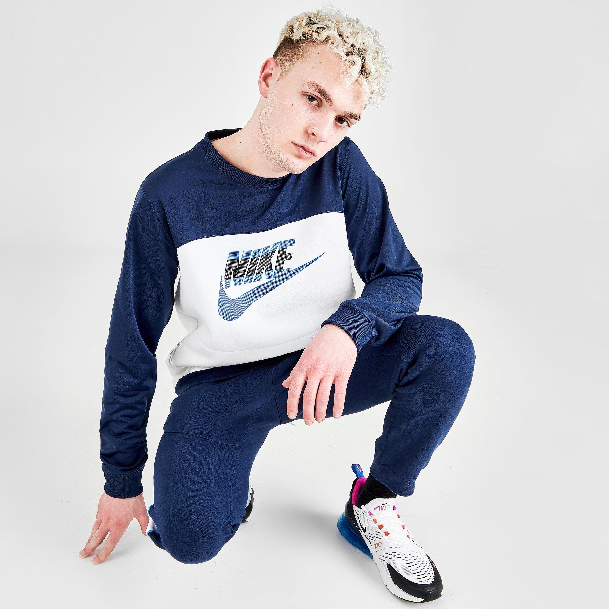 nike sportswear fleece crew neck sweatshirt