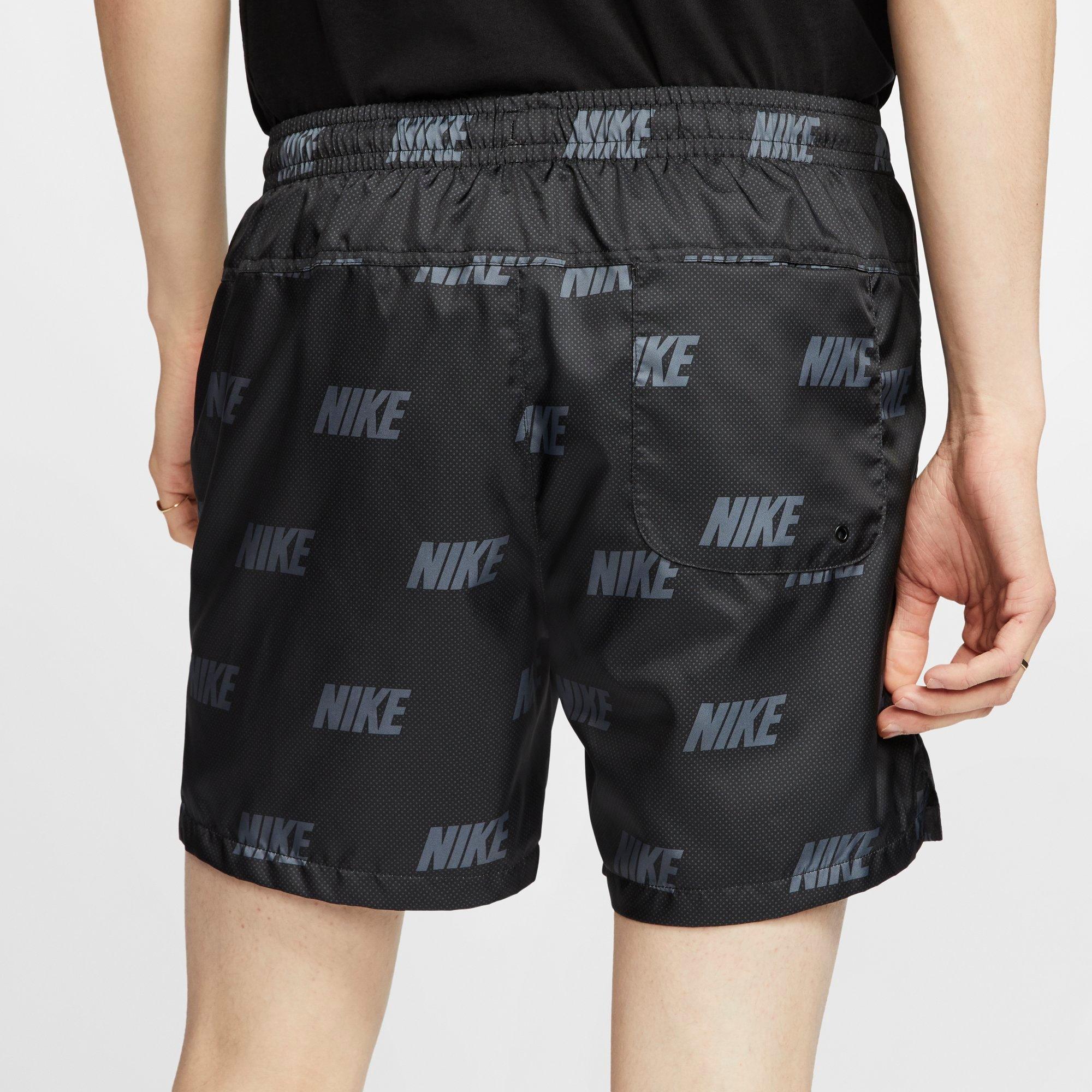 women's nike sportswear allover print woven shorts