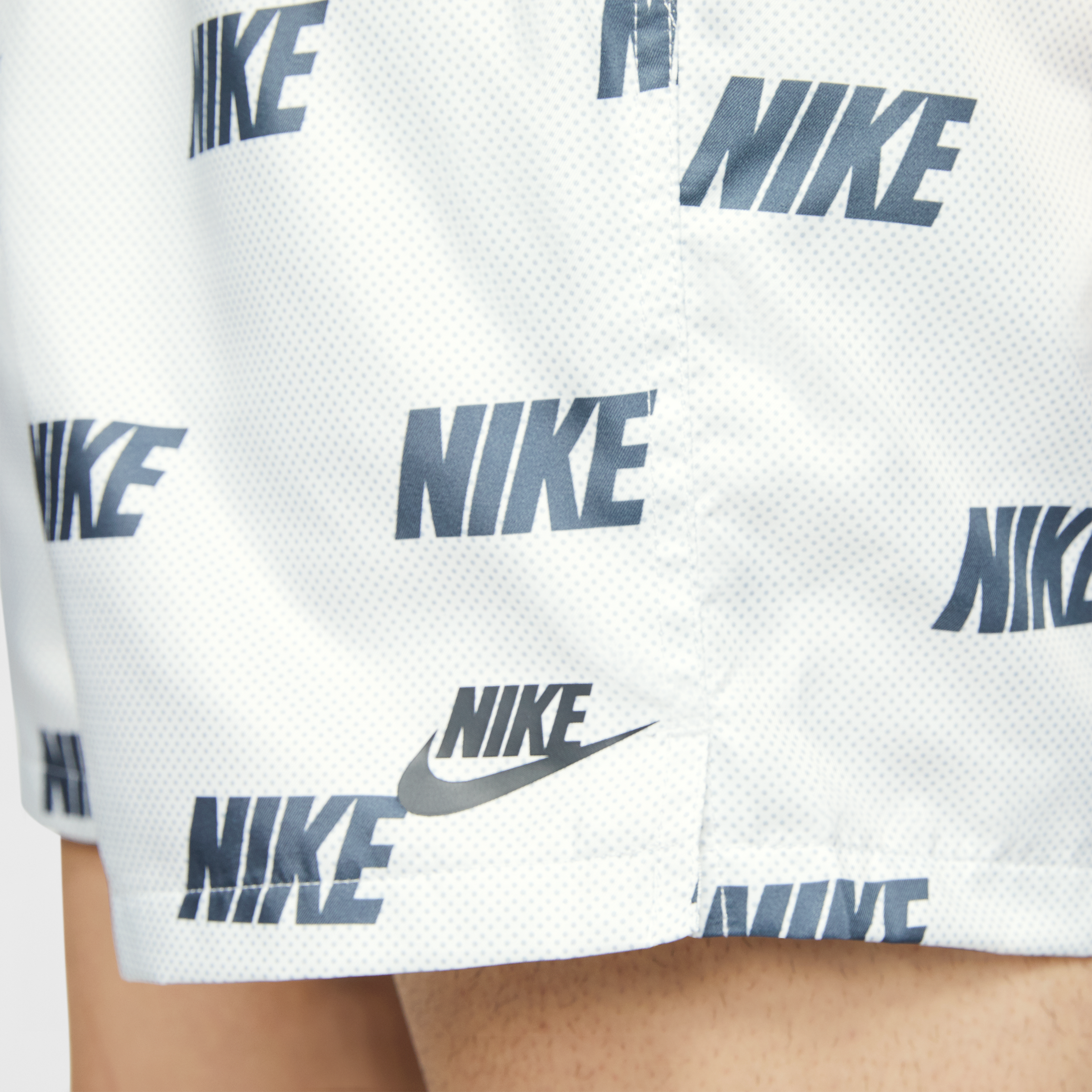 men's nike sportswear allover print woven shorts