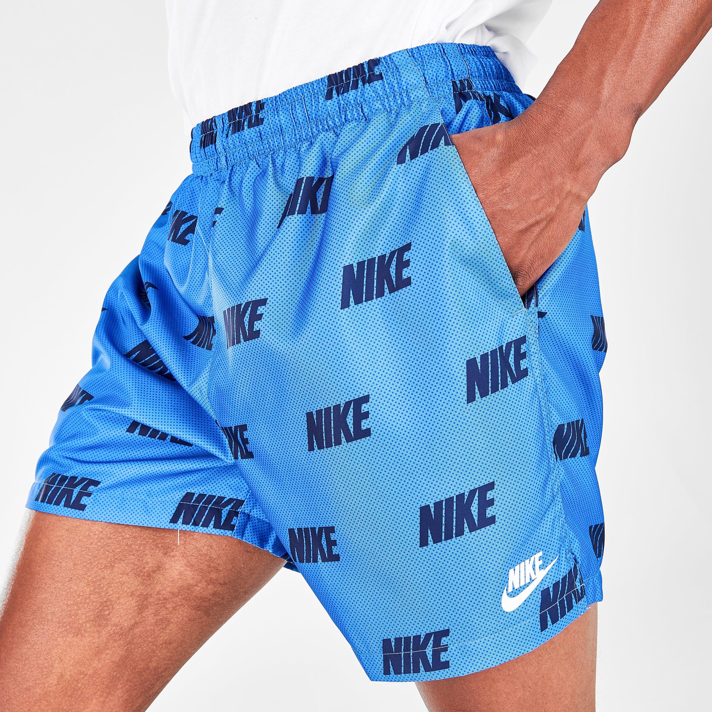 men's nike sportswear allover print athletic shorts