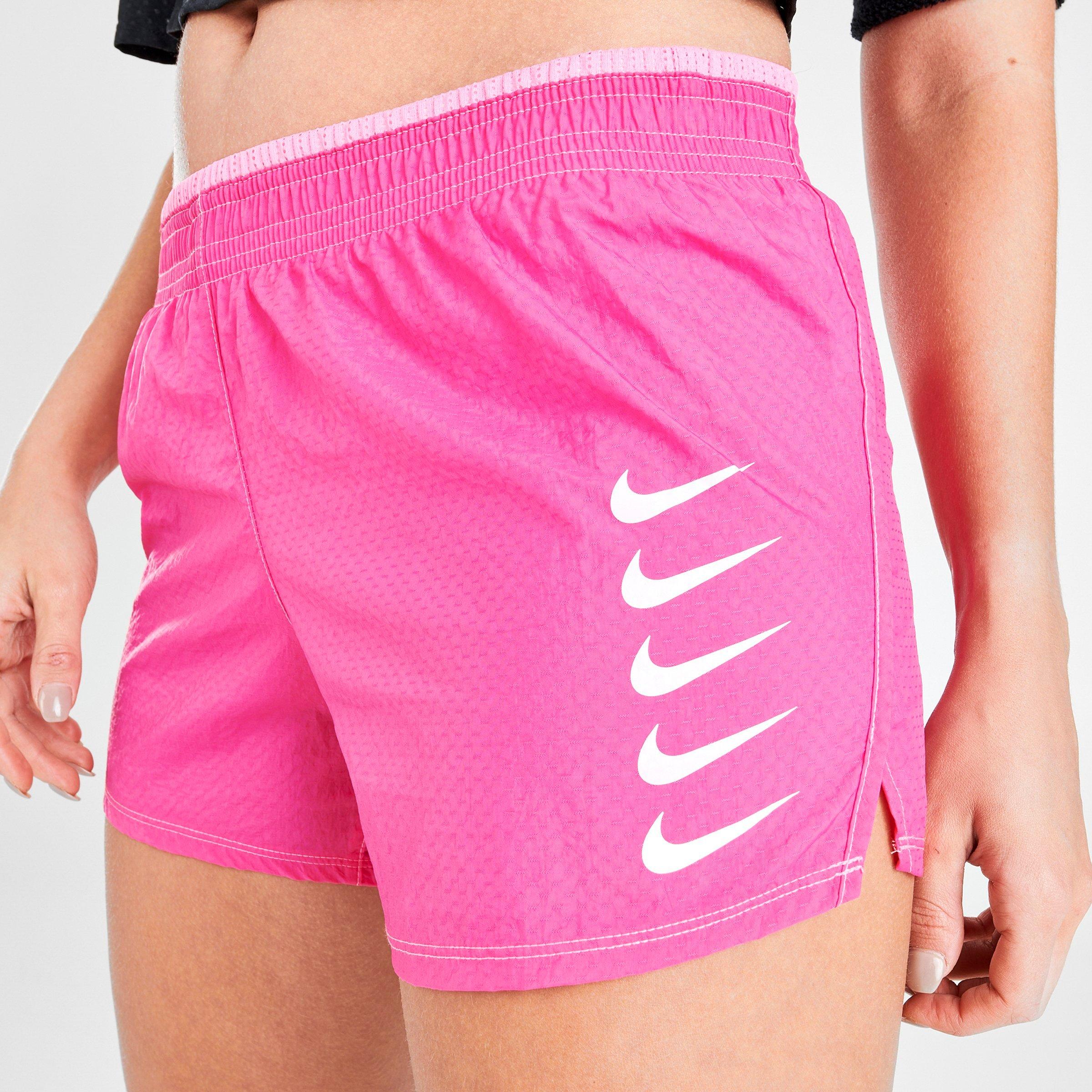 womens nike pink shorts