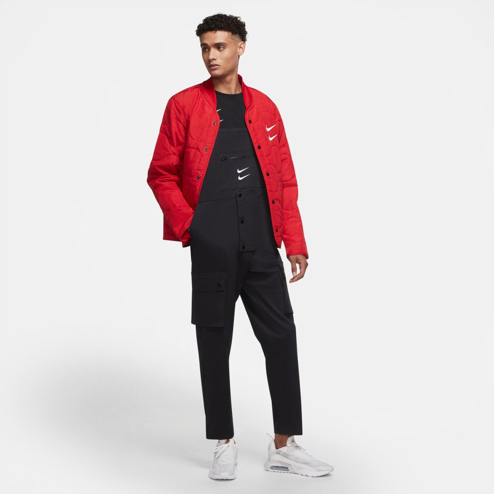 nike quilted bomber jacket