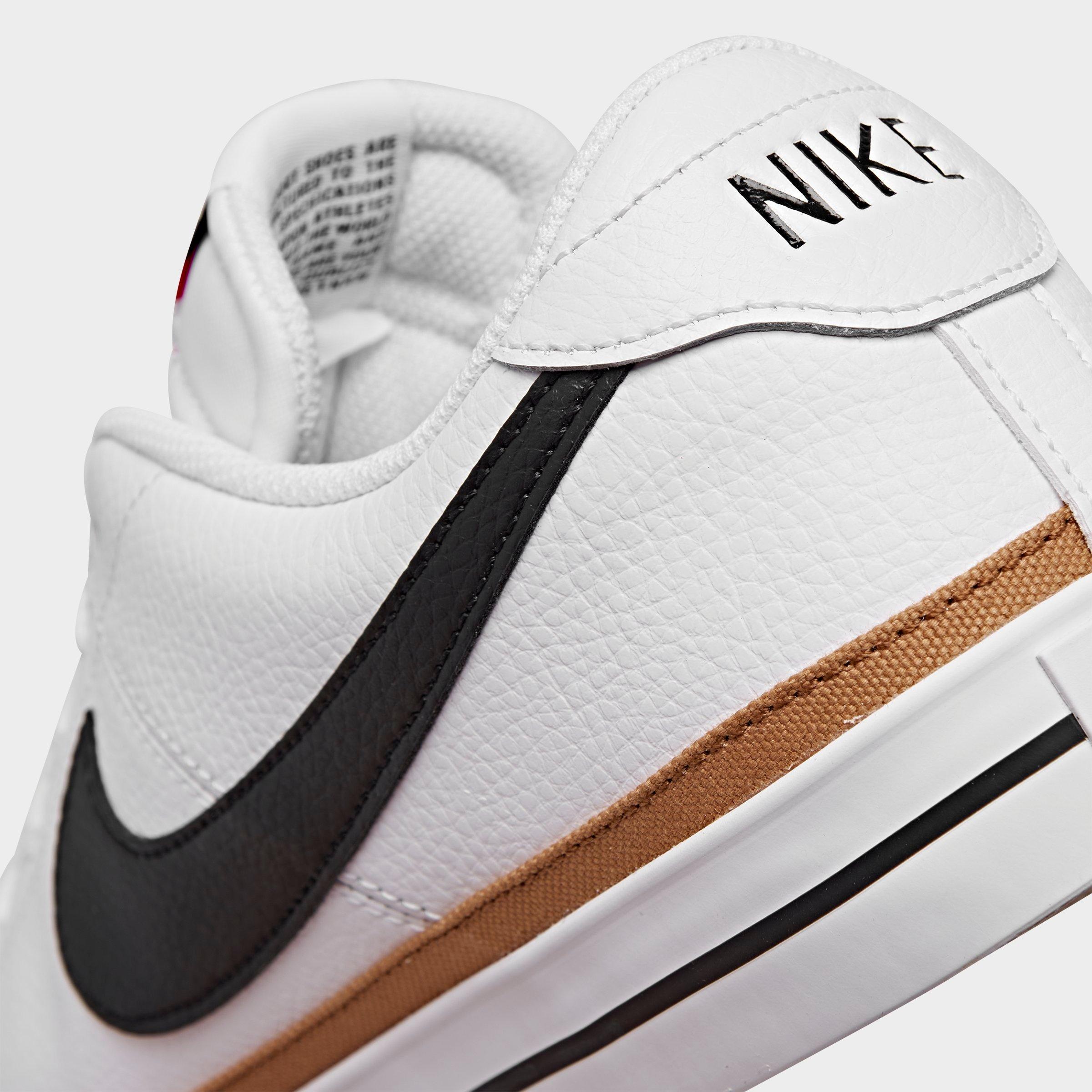 men's nike court legacy leather casual shoes