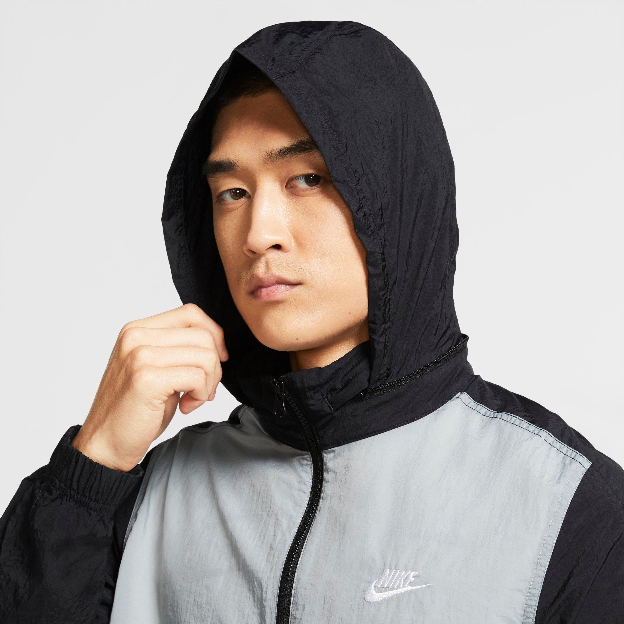 men's nike sportswear colorblock club fleece track jacket