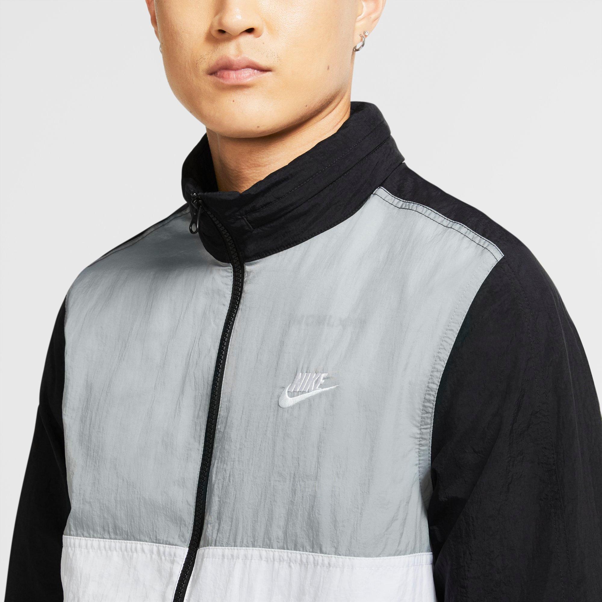 men's nike sportswear colorblock club fleece track jacket