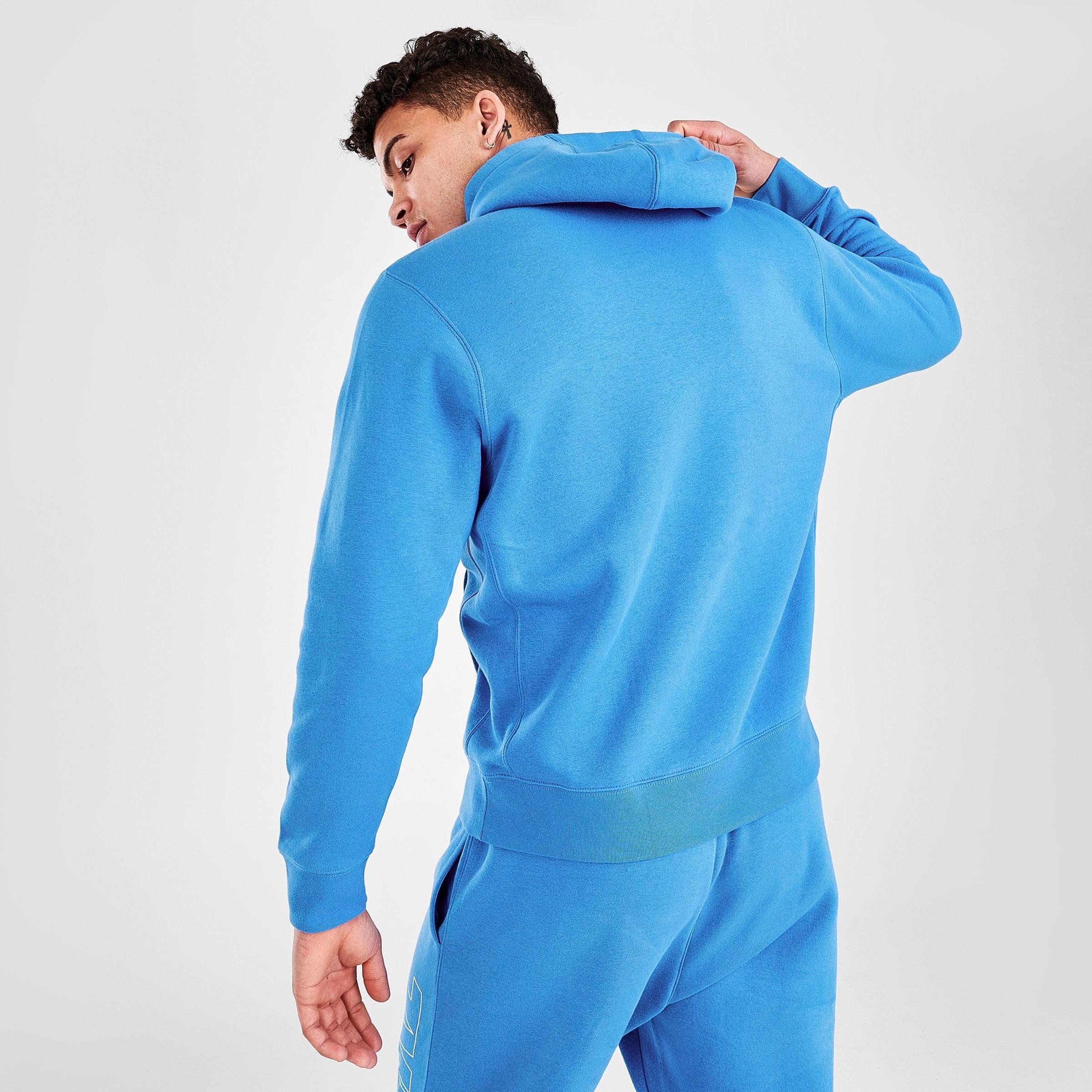 nike sportswear club fleece light blue
