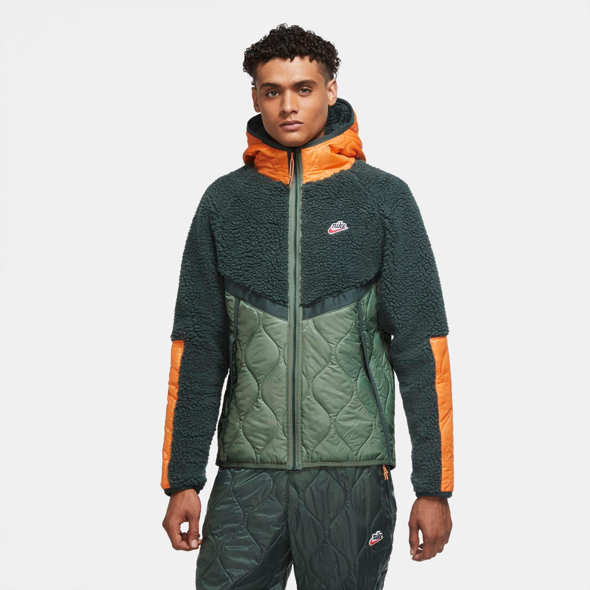 nike fleece sherpa jacket