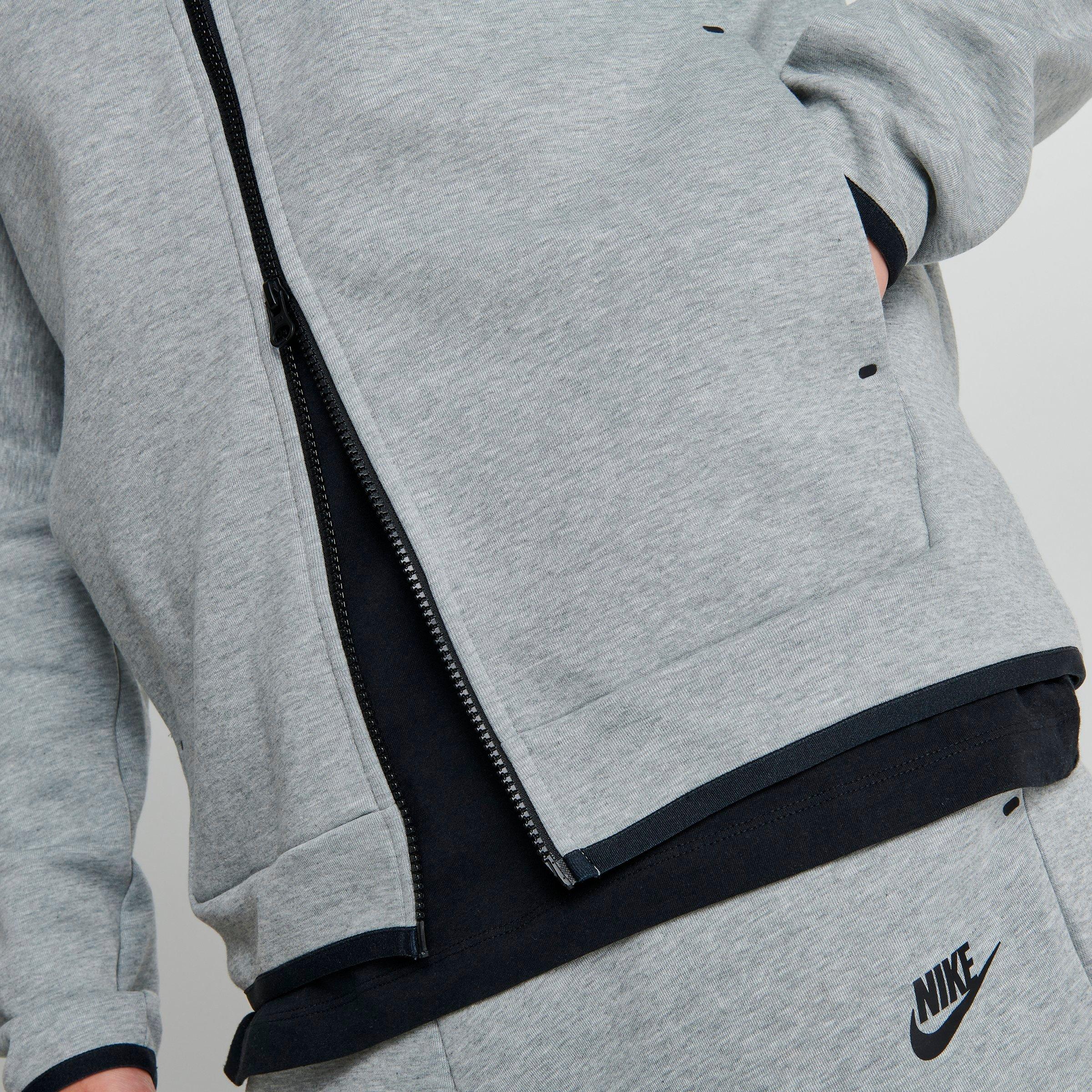 black nike tape hoodie