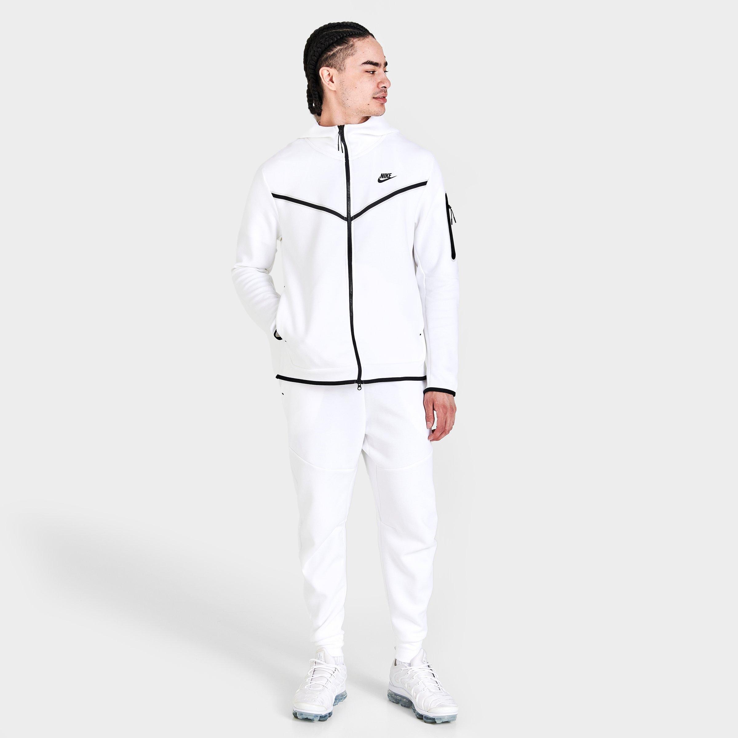 nike sportswear tech fleece white