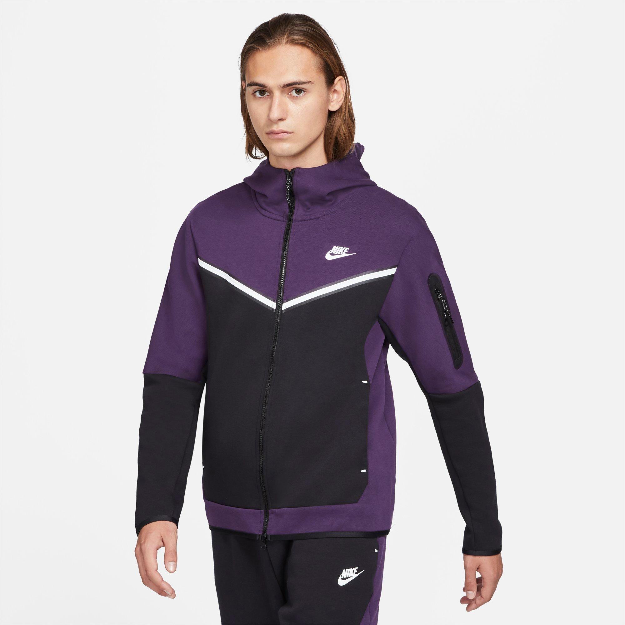 purple nike fleece hoodie