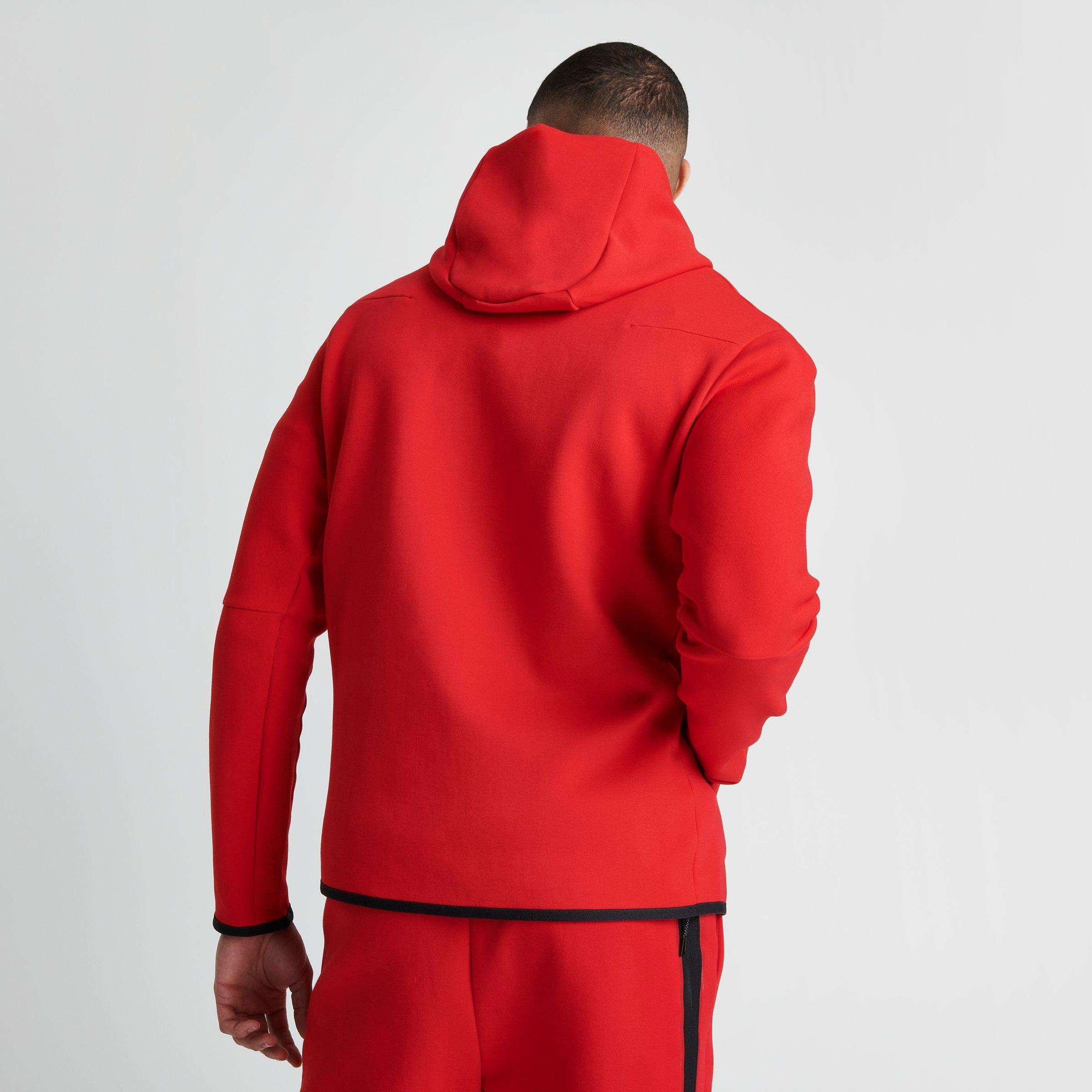 nike tech fleece university red