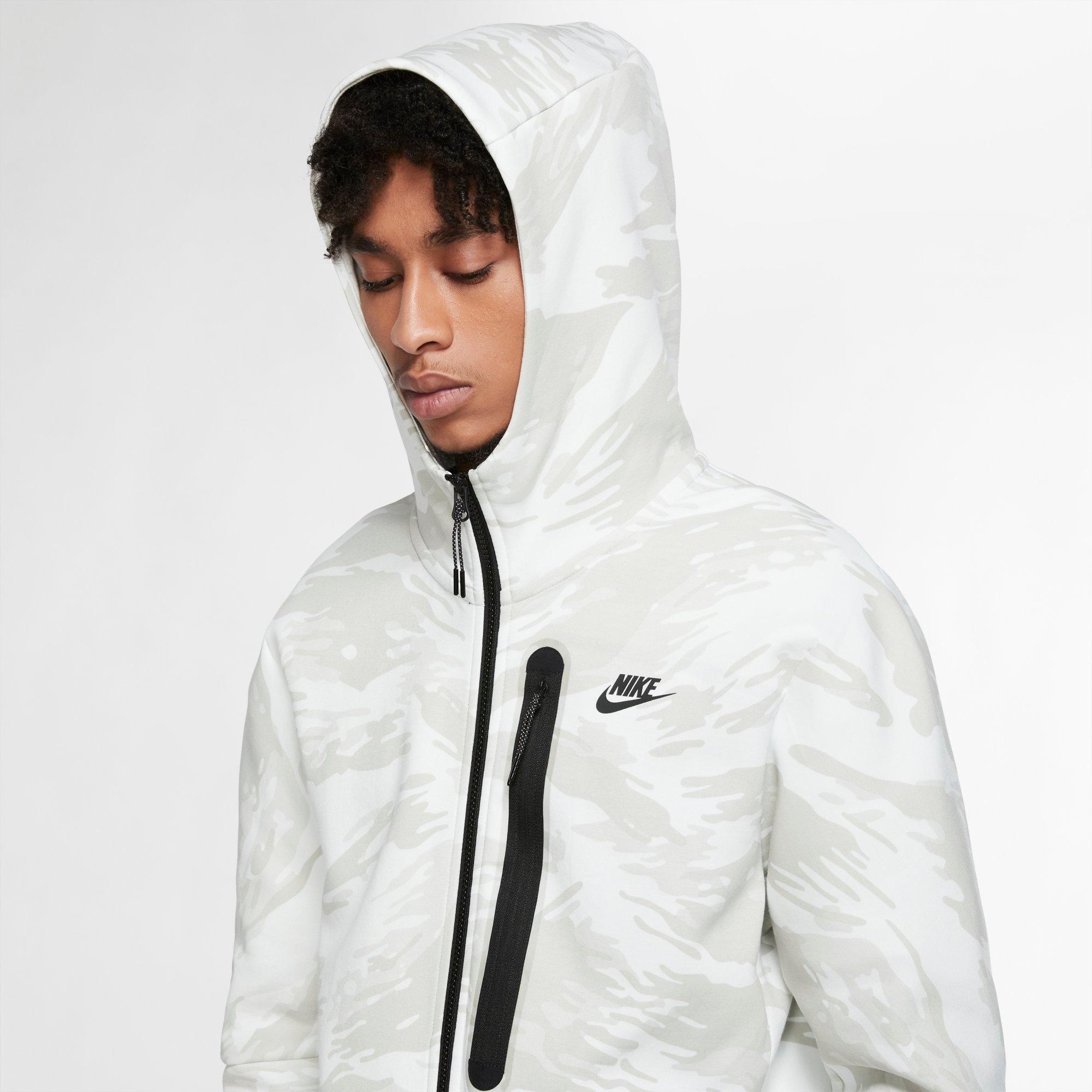 nike tech fleece hoodie white camo